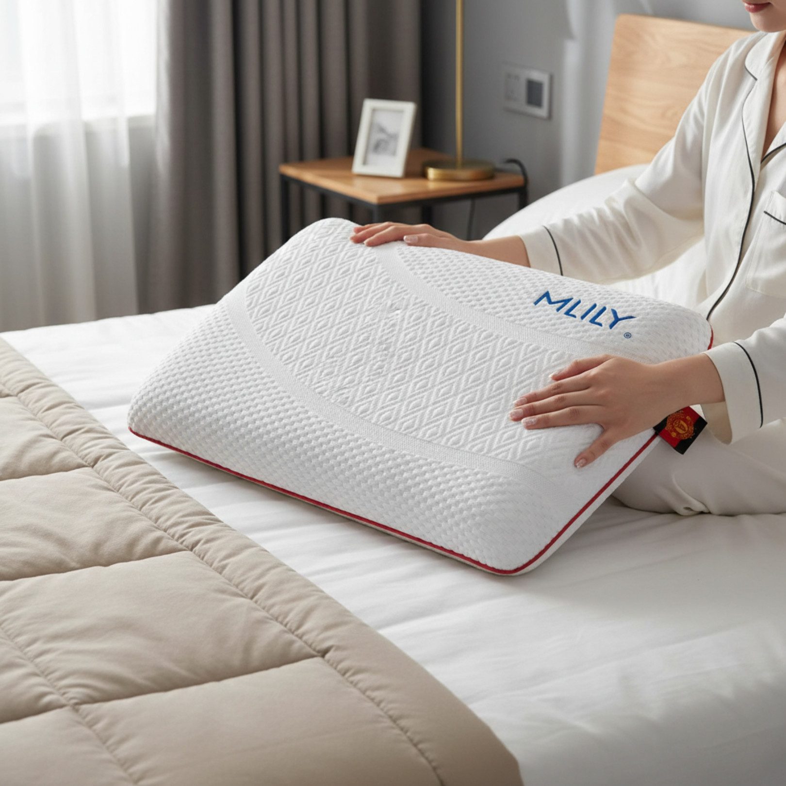 Pointhome Kopfkissen Orthopädisches Nackenstützkissen, Kissen mit Abnehmbar günstig online kaufen