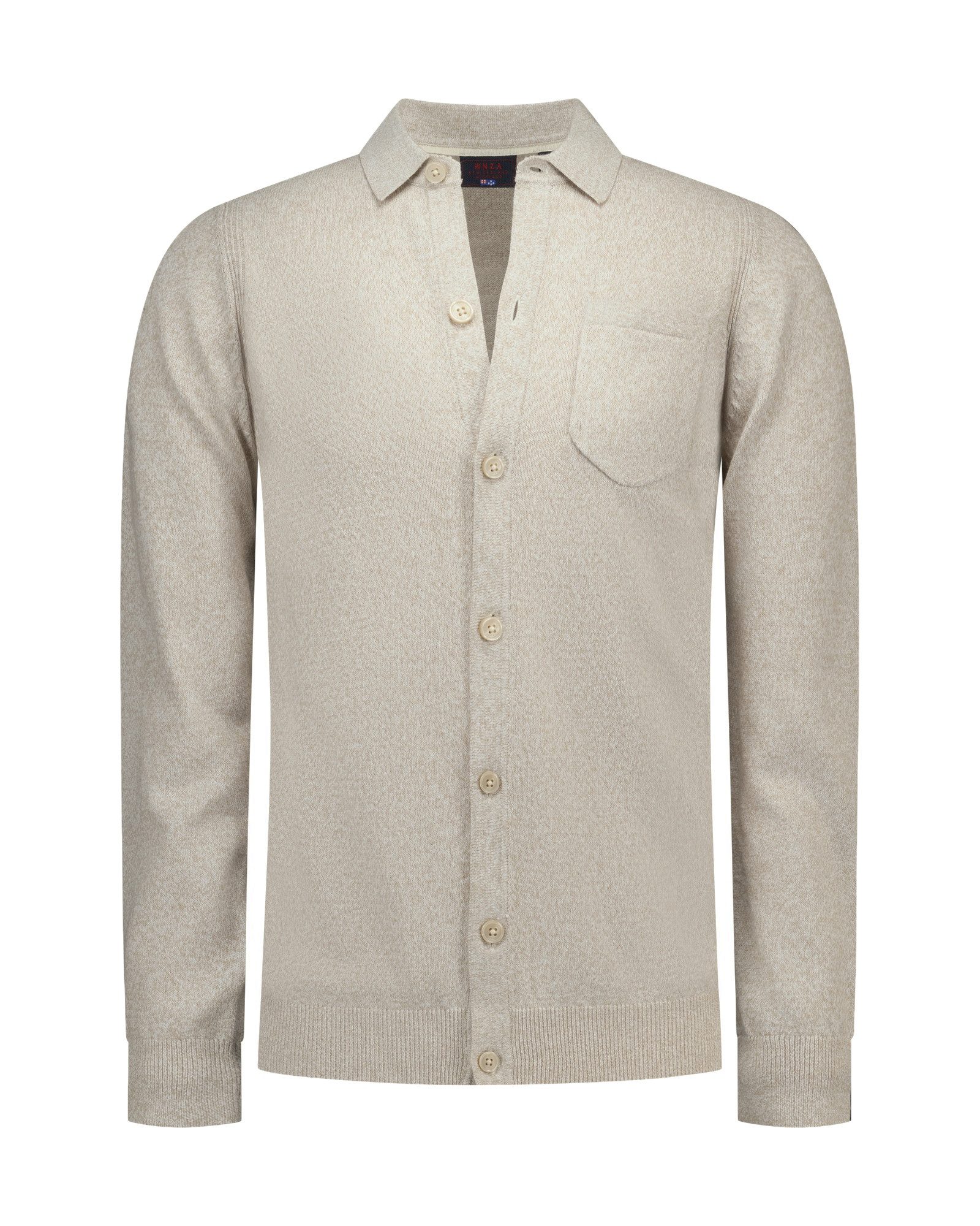 New Zealand Auckland Strickjacke New Zealand Auckland Herren Strickjacke – Beige (1-tlg)