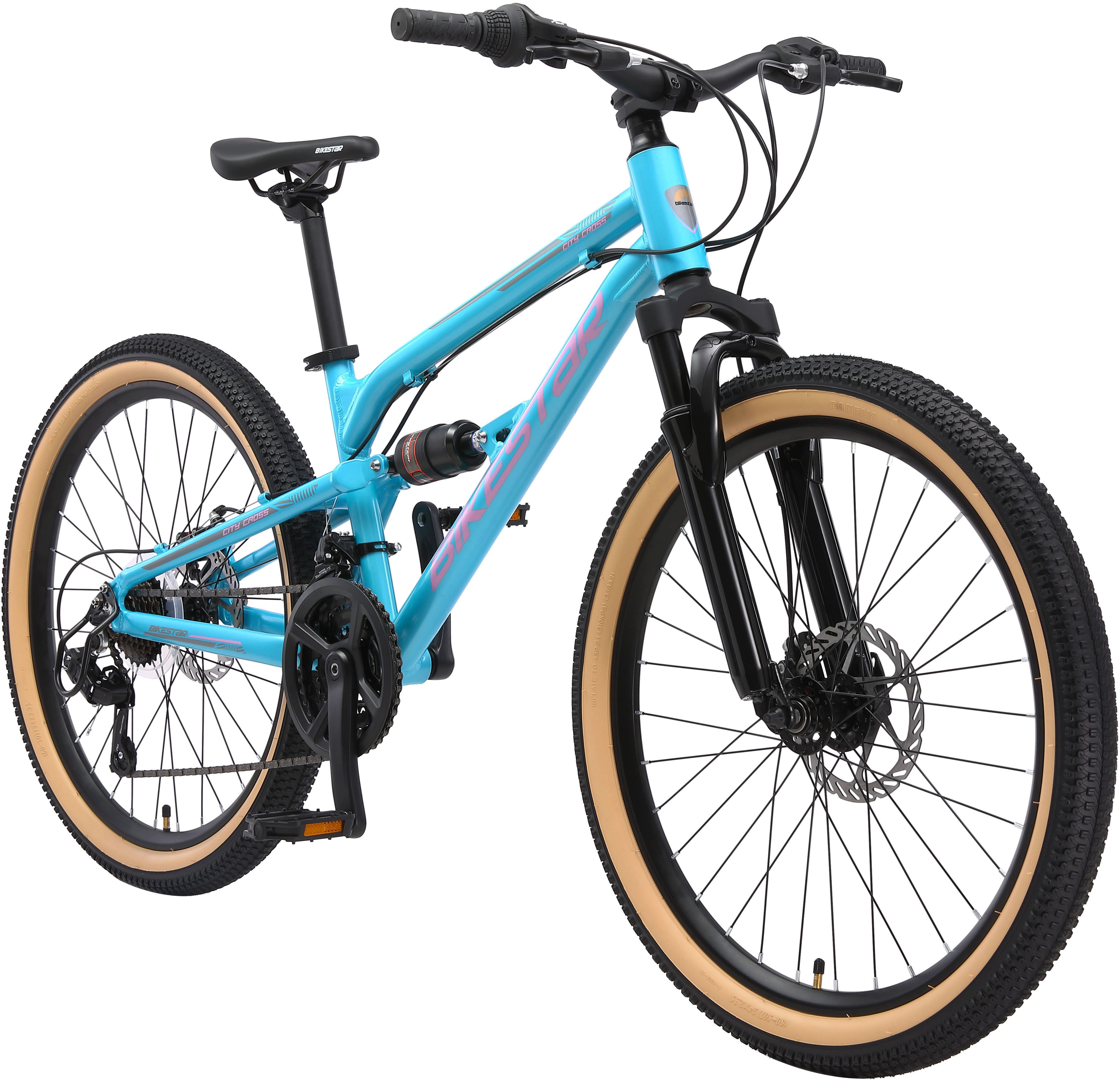 Bikestar Jugendfahrrad, 21 Gang Shimano RD-TY21 Schaltwerk, Kettenschaltung
