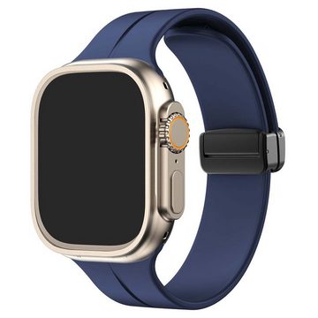 FIDDY Smartwatch-Armband 42/44/45/49mm, 41/40/38 mm Silikonarmband-Serie, Sportbänder, Silikon-Uhrenarmband Apple Watch Serie 9/8/7/6/SE/5/4/3/2/1