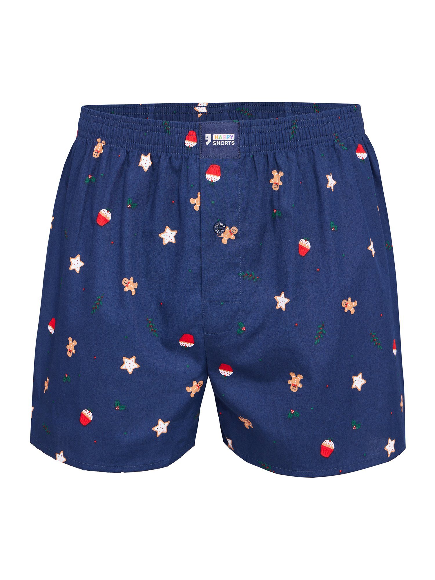 1 Boxer Mix unterhose XMAS unterwäsche SHORTS (2-St) HAPPY boxershort