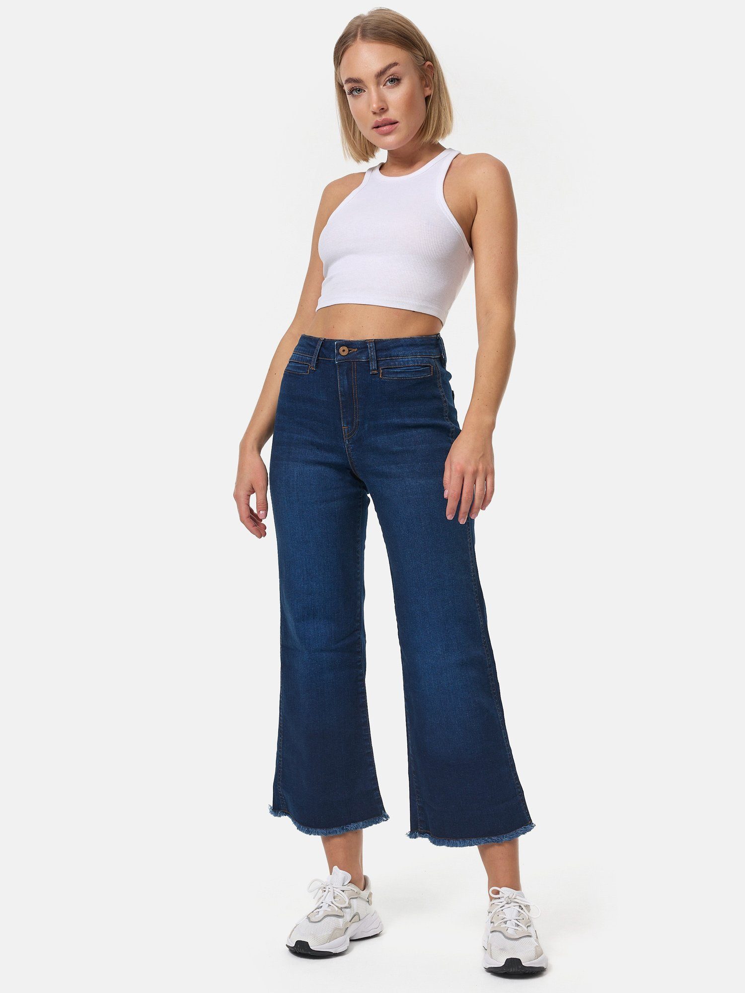 Tazzio Bootcut-Jeans F113 Damen Flared Jeanshose günstig online kaufen