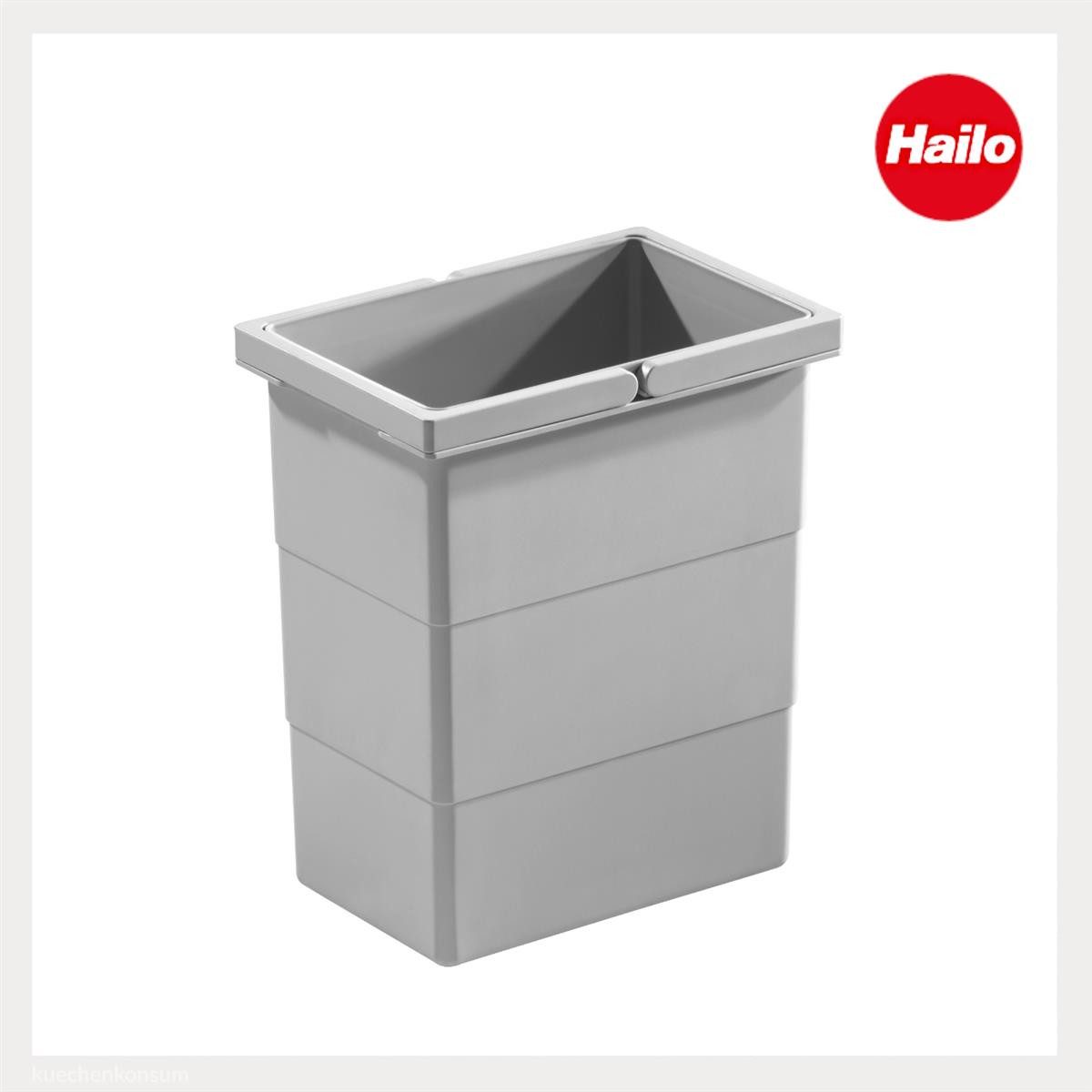 Hailo Einbaumülleimer Hailo Inneneimer 7L 1102439 hellgrau für Cargo Soft