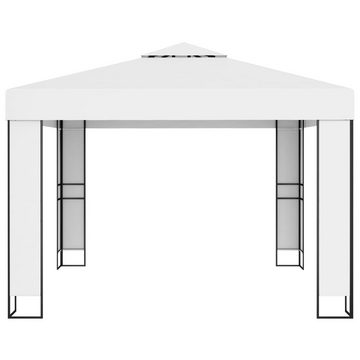 vidaXL Partyzelt Pavillon mit Doppeldach 3 x 3 m Weiß
