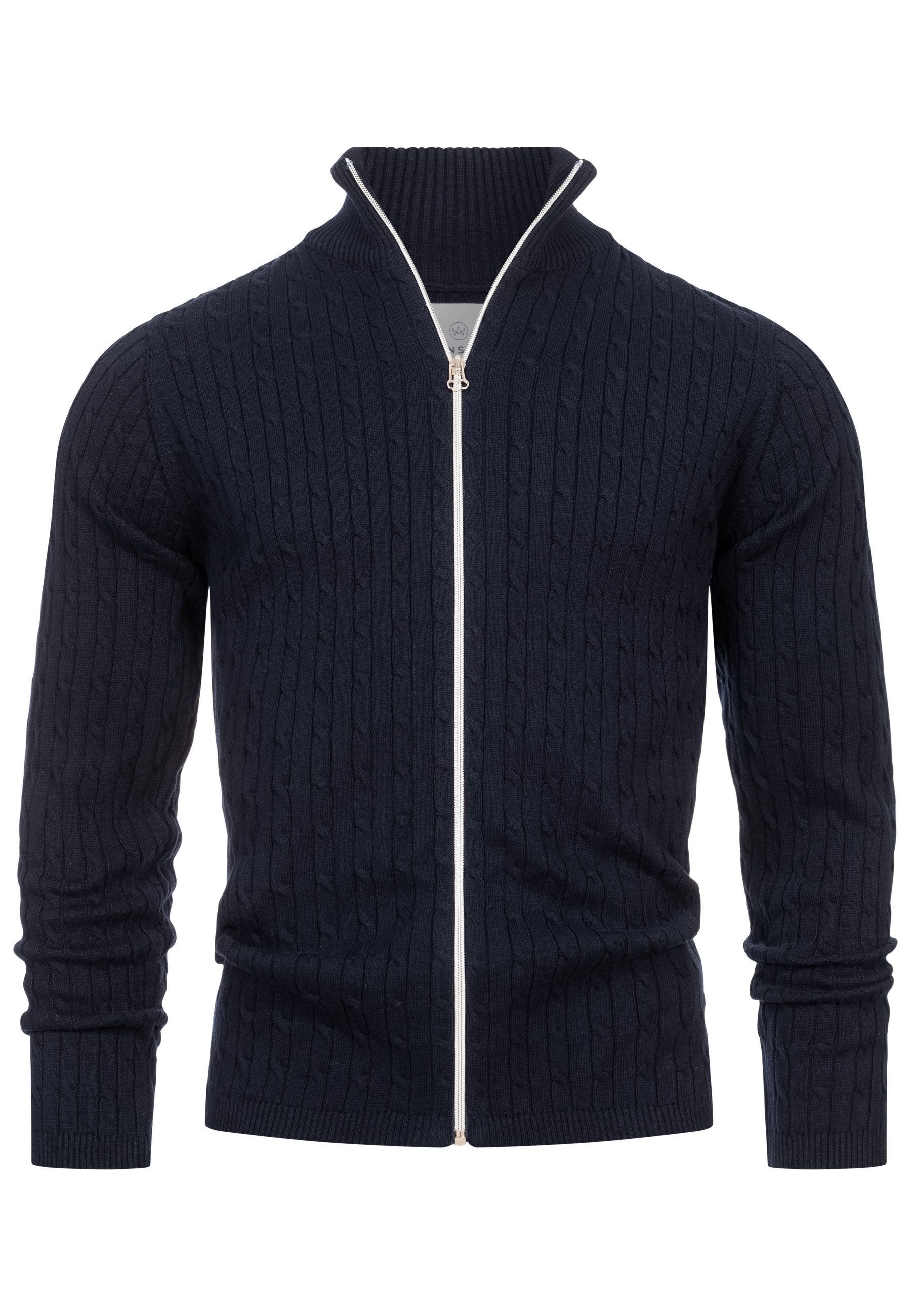 Kronstadt Strickjacke Herren KSCable Herrenstrickjacke aus hochwertigem Jaq günstig online kaufen