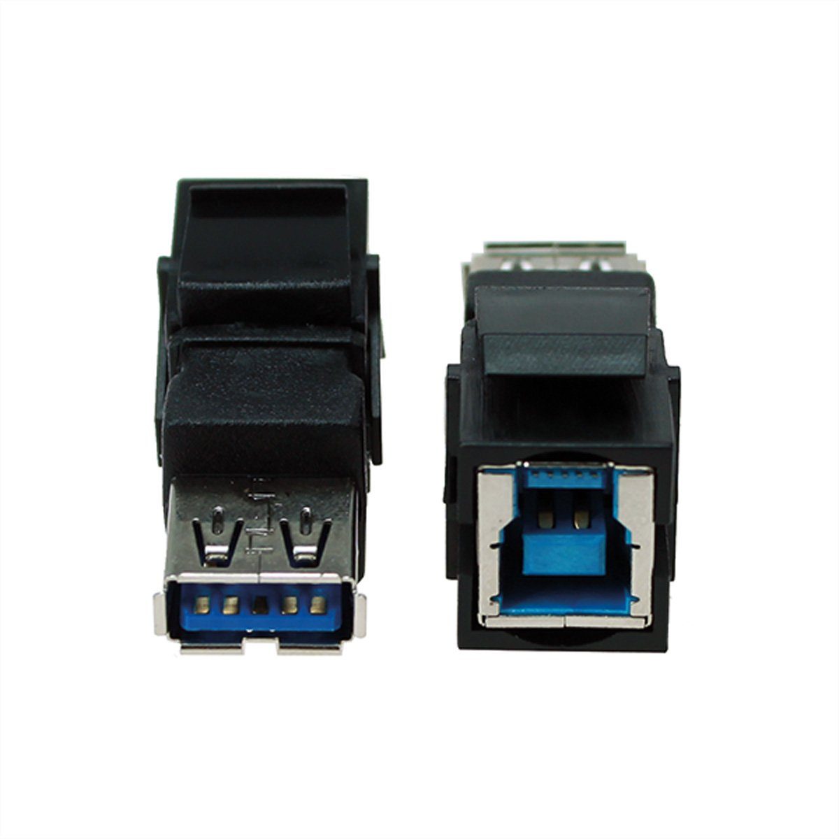 Keystone USB 3.0 Kupplung B/A Buchse-Buchse schwarz Stromadapter
