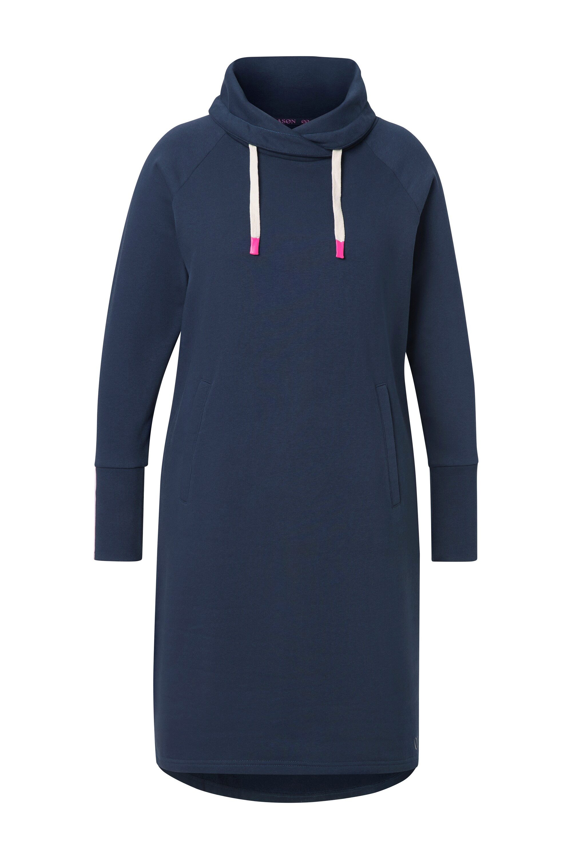 Laurasøn Midikleid SweatkleidKapuze Langarm OEKO-TEX günstig online kaufen