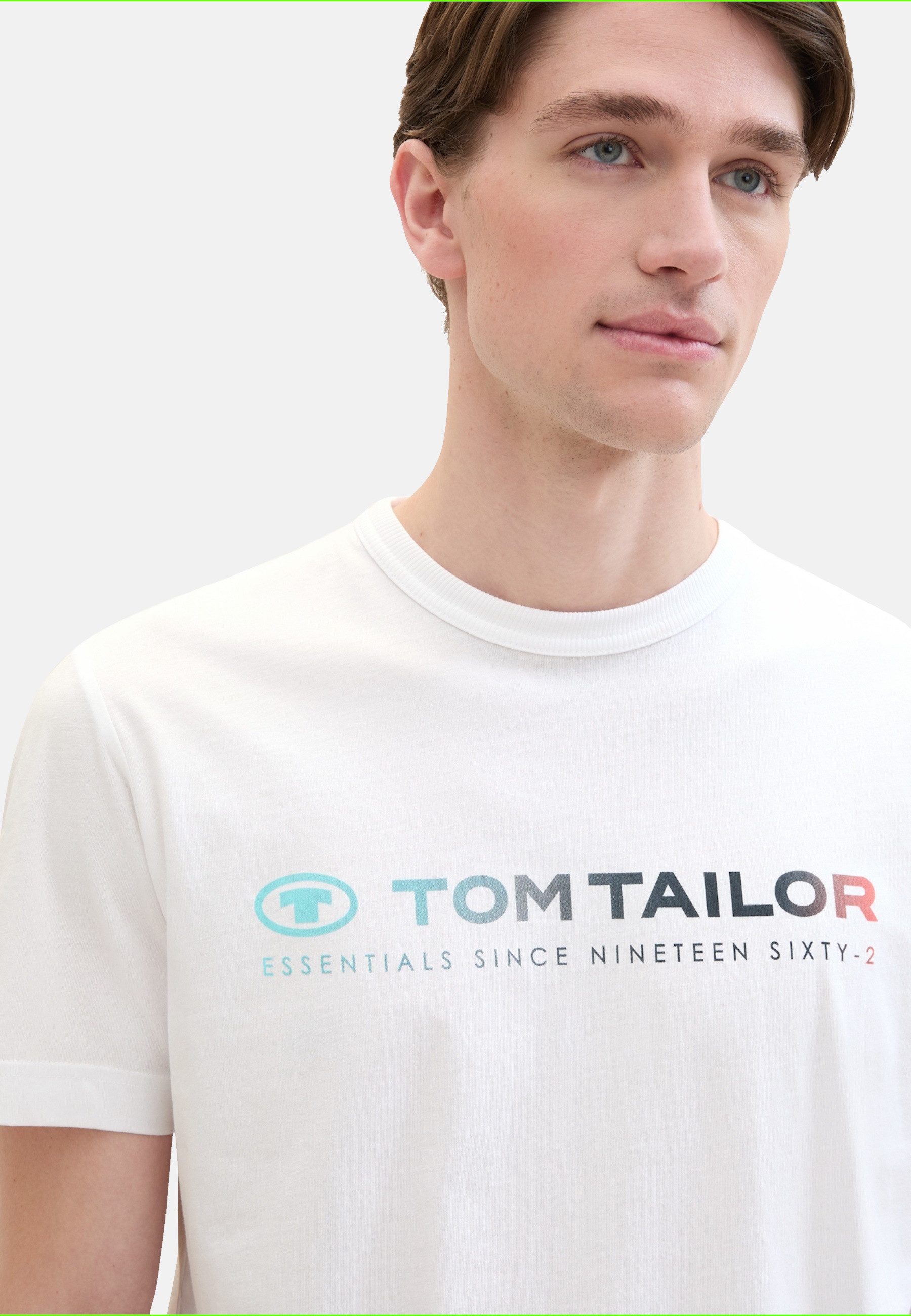 TOM TAILOR T-Shirt T-Shirt Kurzarmshirt (1-tlg., 1)