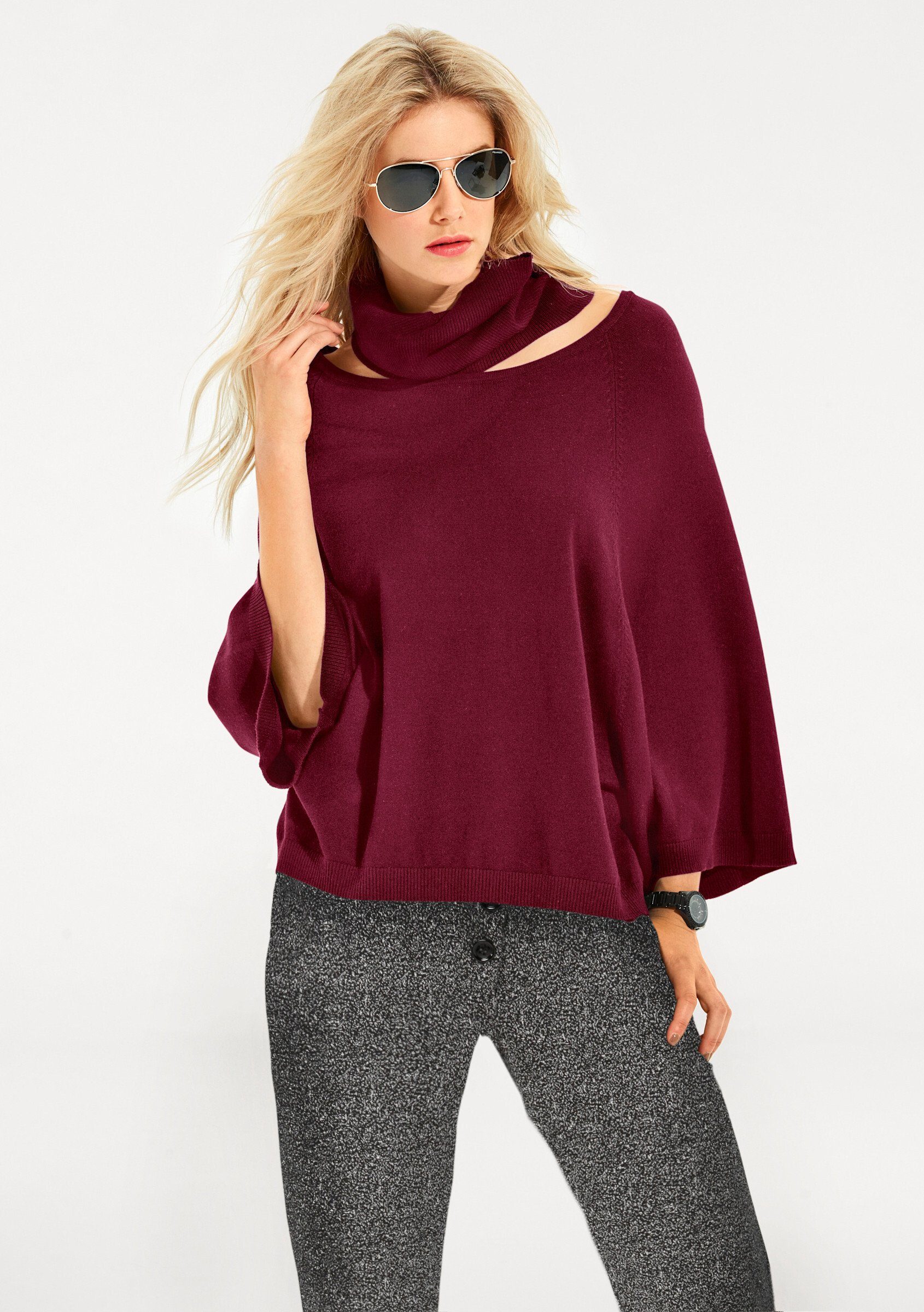 heine Strickpullover Fledermauspullover .