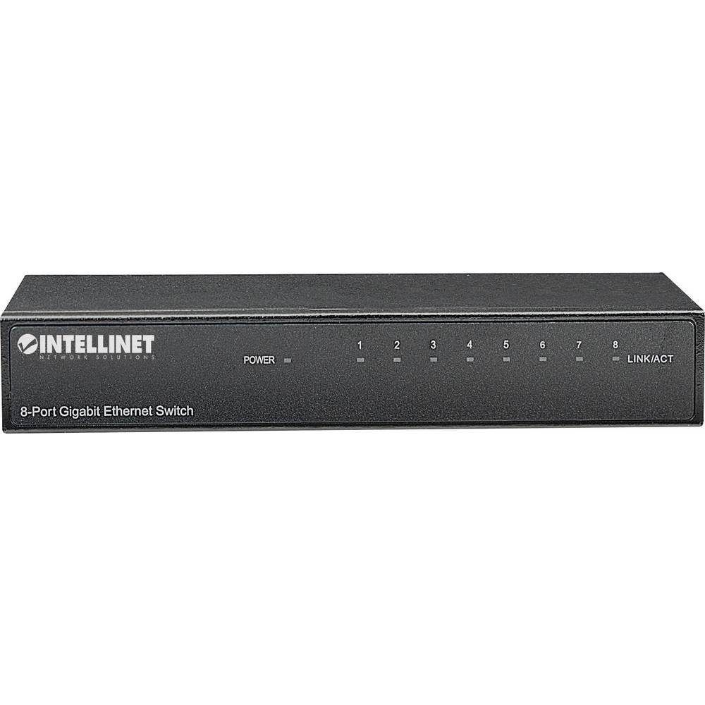 Netzwerk-Switch 8 Gigabit Intellinet Port Metall Switch