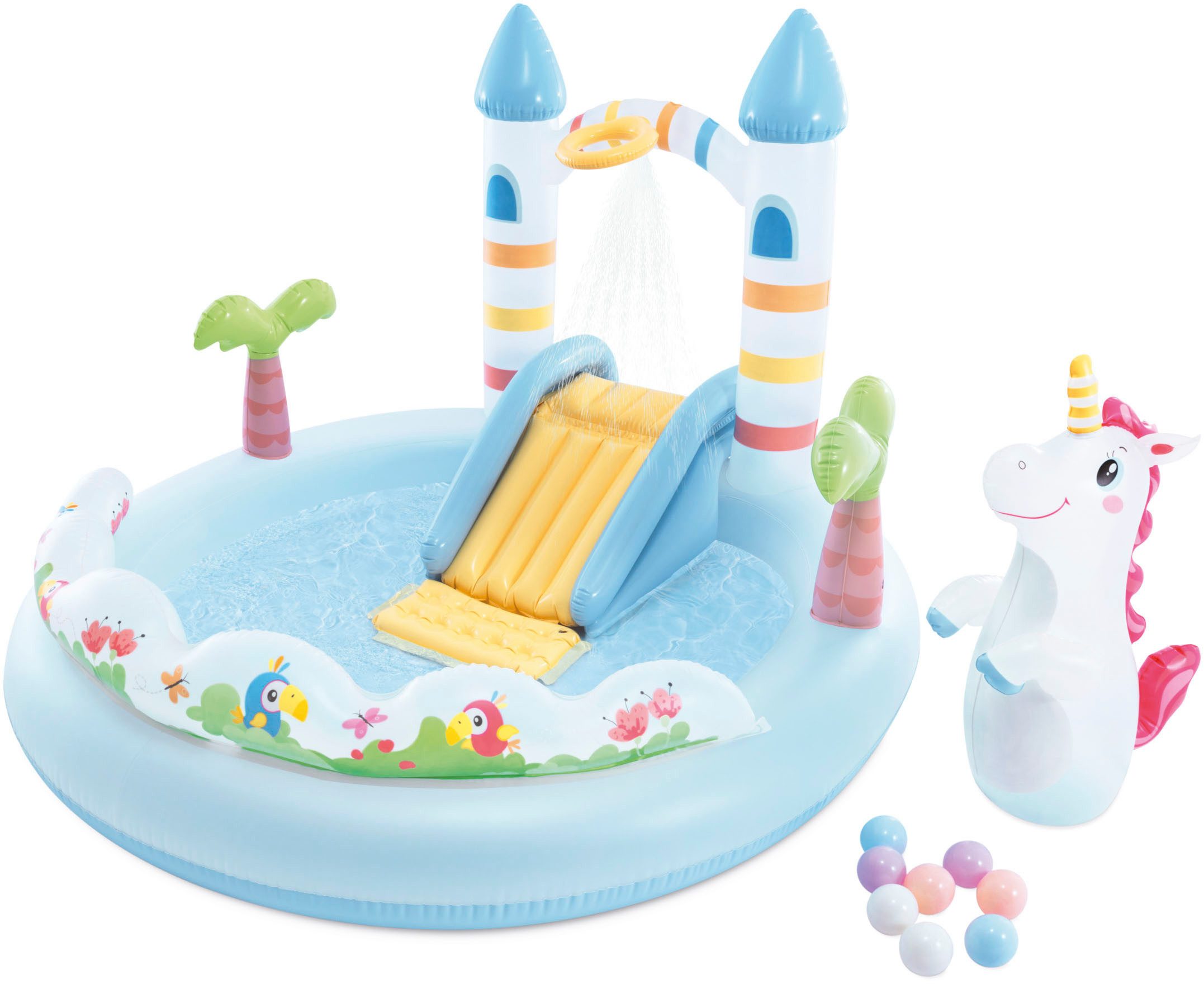 Intex Planschbecken Playcenter Unicorn Castle