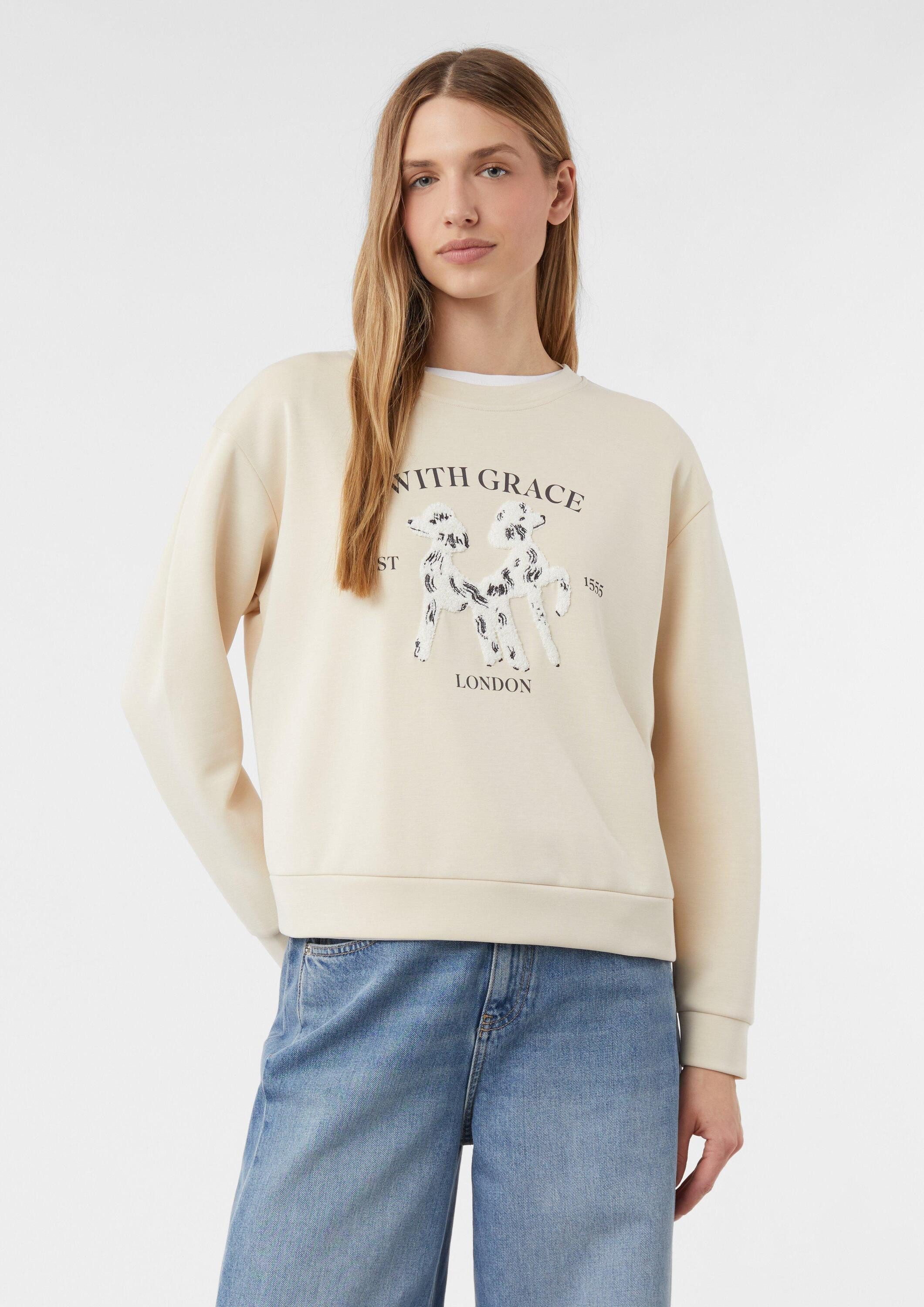 comma Sweatshirt Sweatshirt (1-tlg) günstig online kaufen