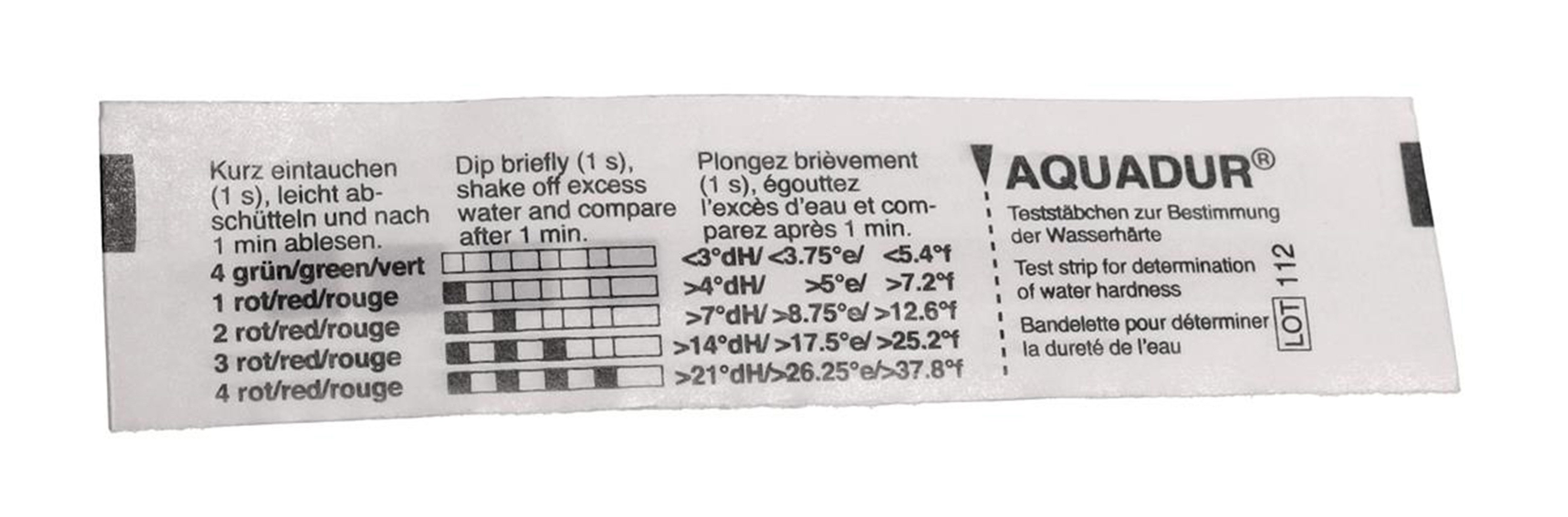 De'Longhi DeLonghi 5532110300 Teststreifen Wasserhärte für Kaffeevollautomaten Adapter von Delonghi