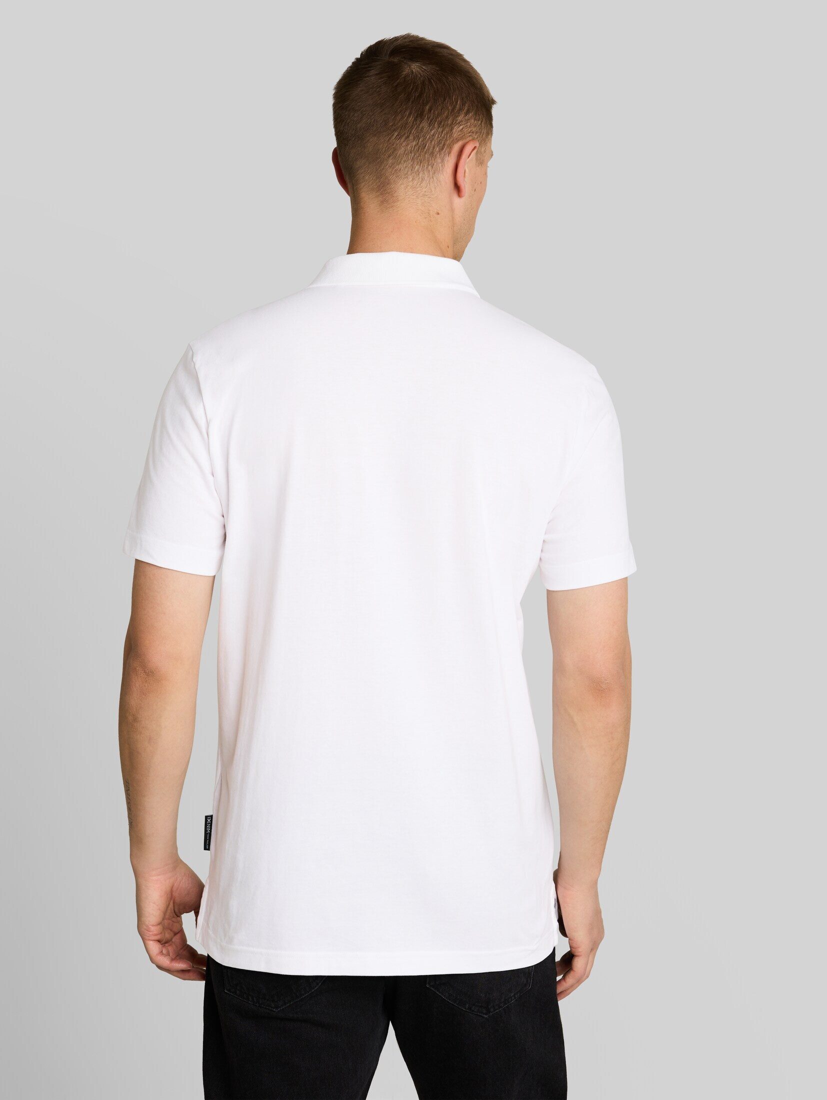 TOM TAILOR Denim Poloshirt Poloshirts Jersey Poloshirt aus Baumwolle
