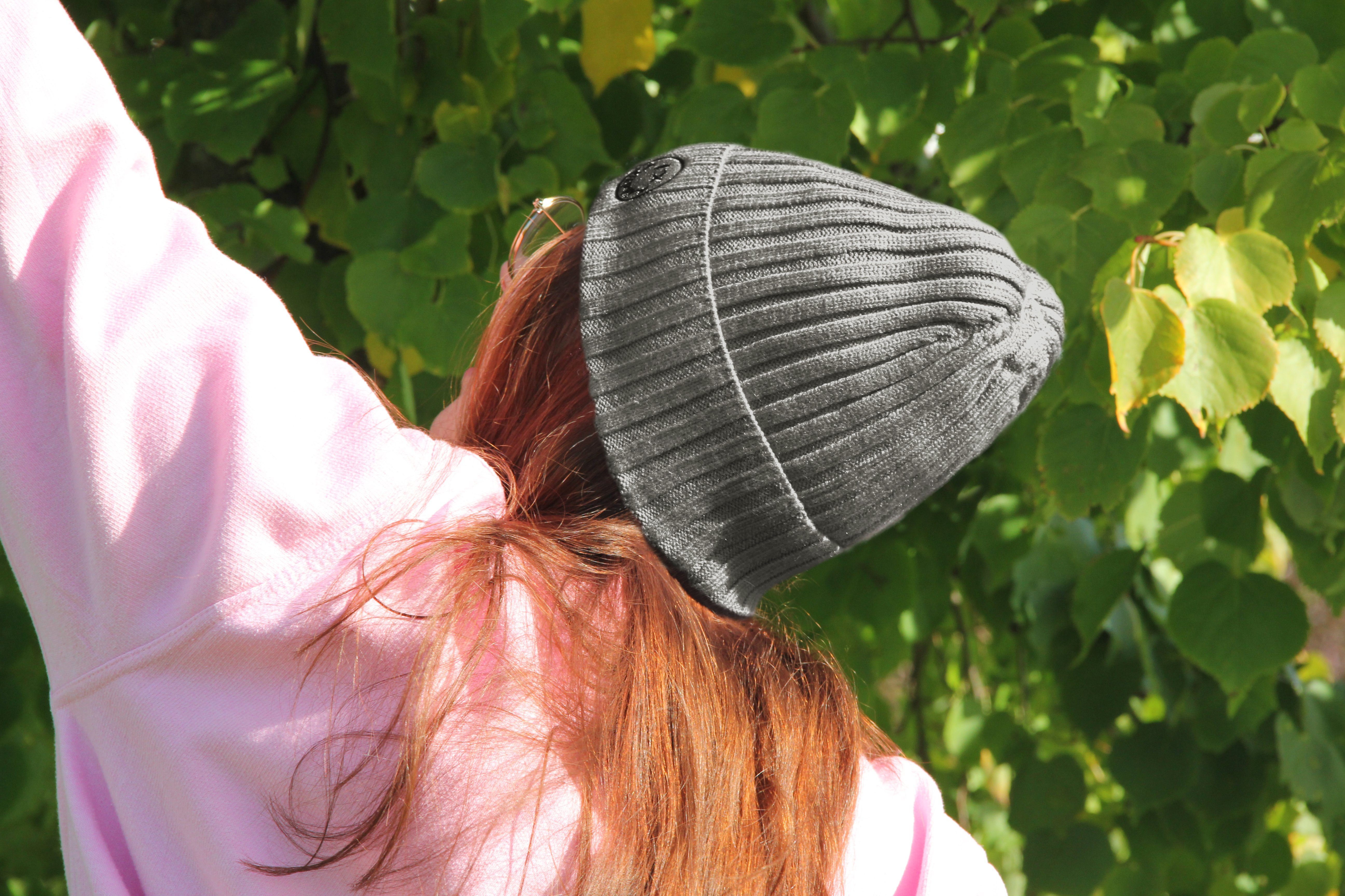 Frentree Strickmütze Strickmütze gefüttert mit warmem Innenfutter, One-Size Beanie