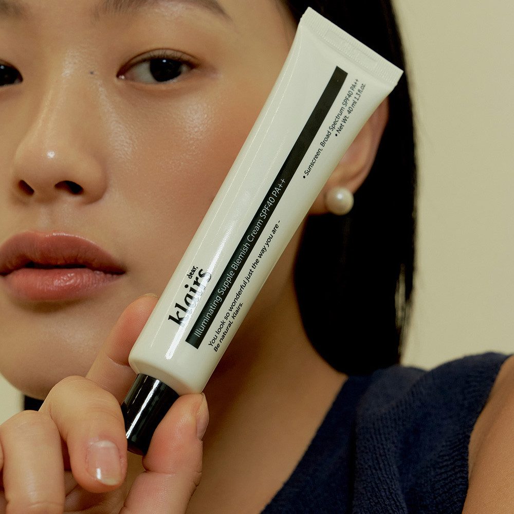 Dear Klairs BB-Creme ILLUMINATING SUPPLE BLEMISH CREAM LSF 40++, für empfindliche Haut, spendet Feuchtigkeit und deckt Rötungen ab