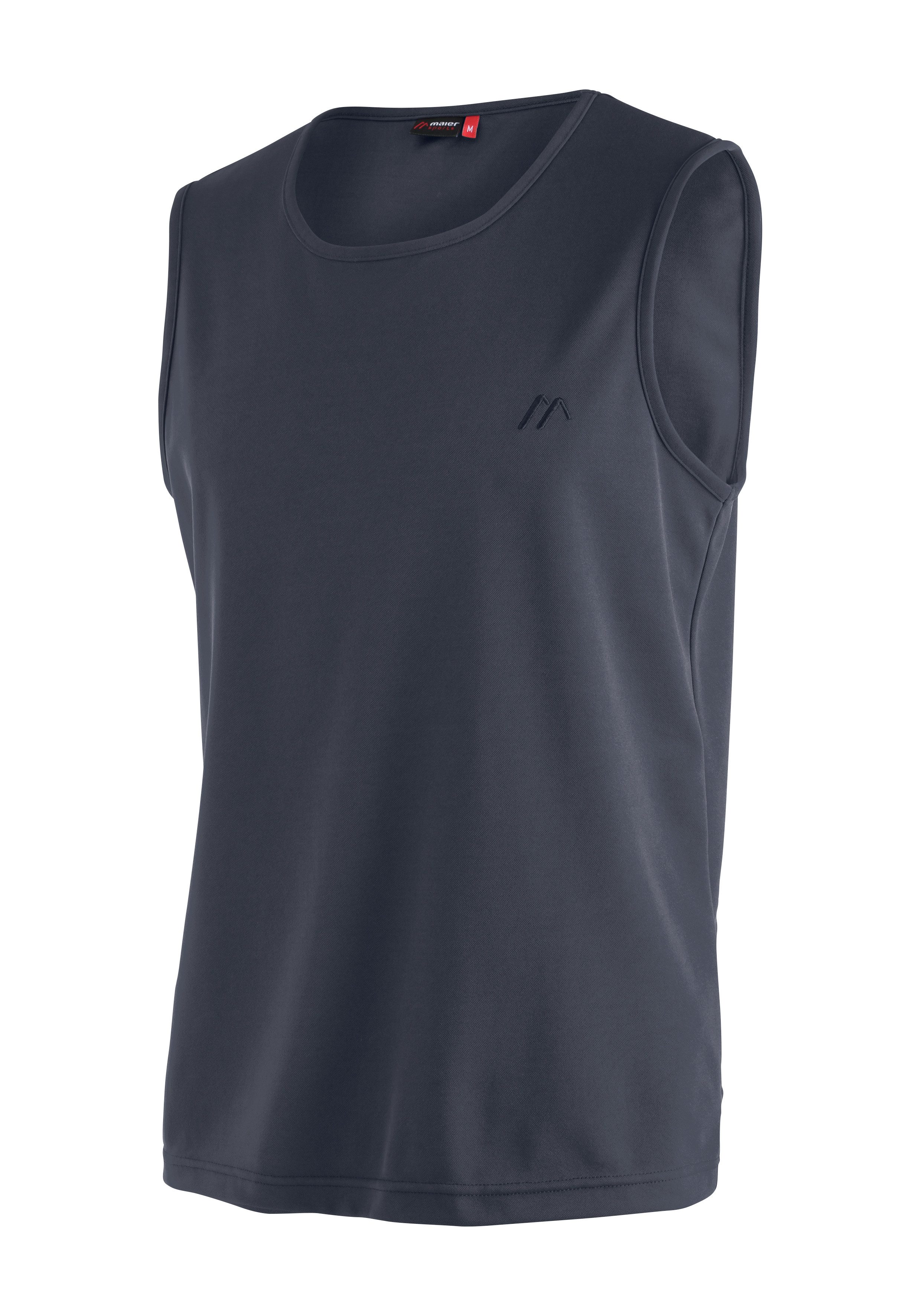 Maier Sports Funktionsshirt Peter Herren rundhals Tank-Top, pique Outdoor-Shirt, schnelltrocknend