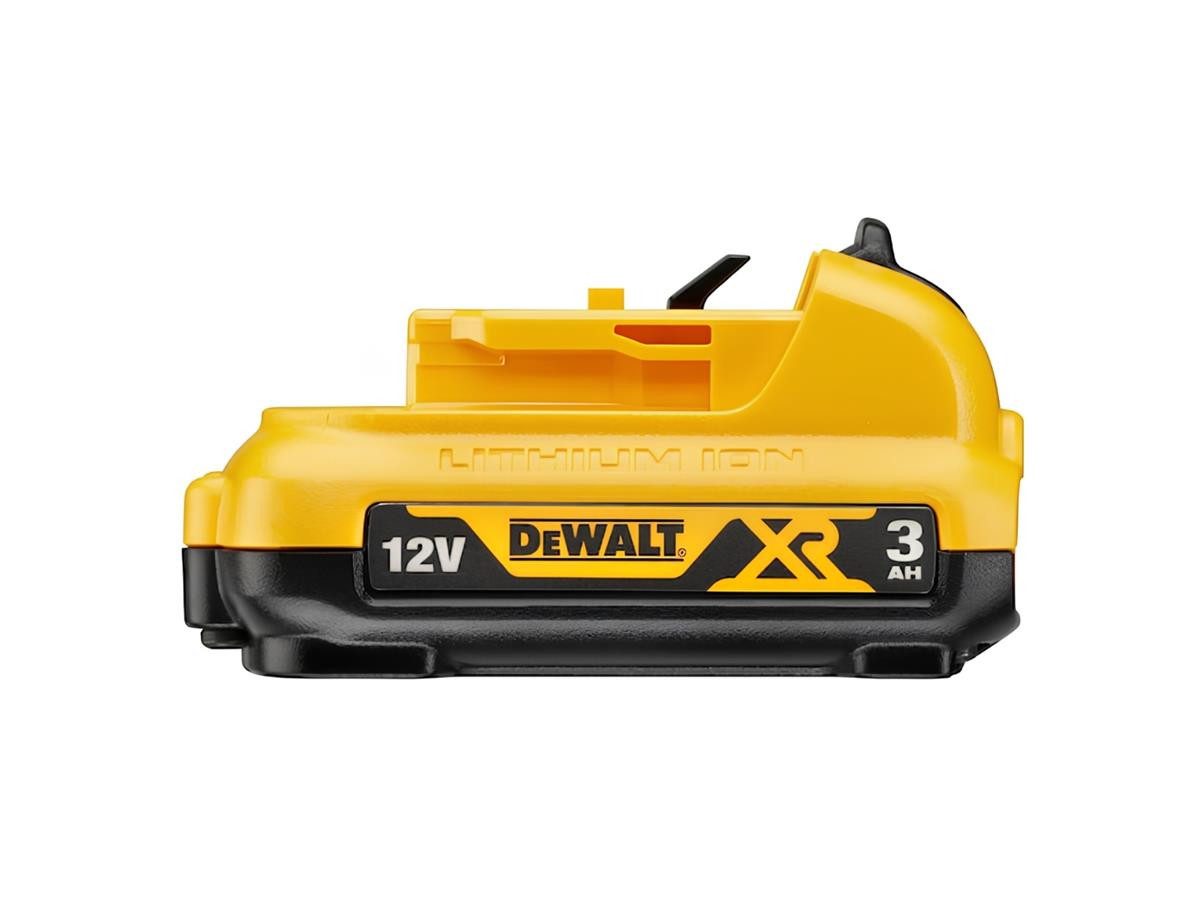 DeWalt XR Ersatz-Akku, 12V / 3Ah Akku (12 V), Kapazitätsanzeige, Überlastungsschutz, Überhitzungsschutz