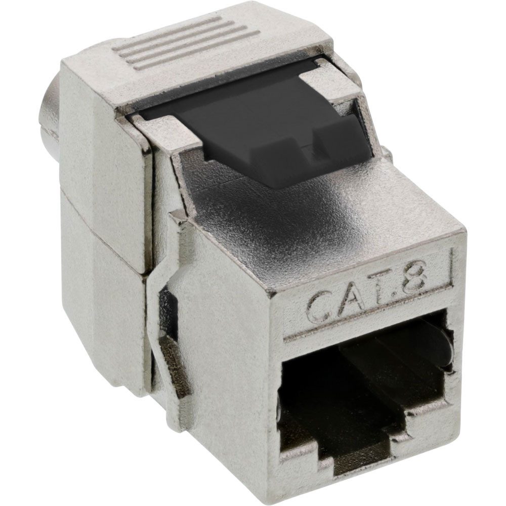 Keystone RJ45 Buchse / LSA Einsatz, SNAP-In, Cat.8.1, schmale Bauform Netzwerk-Patch-Panel