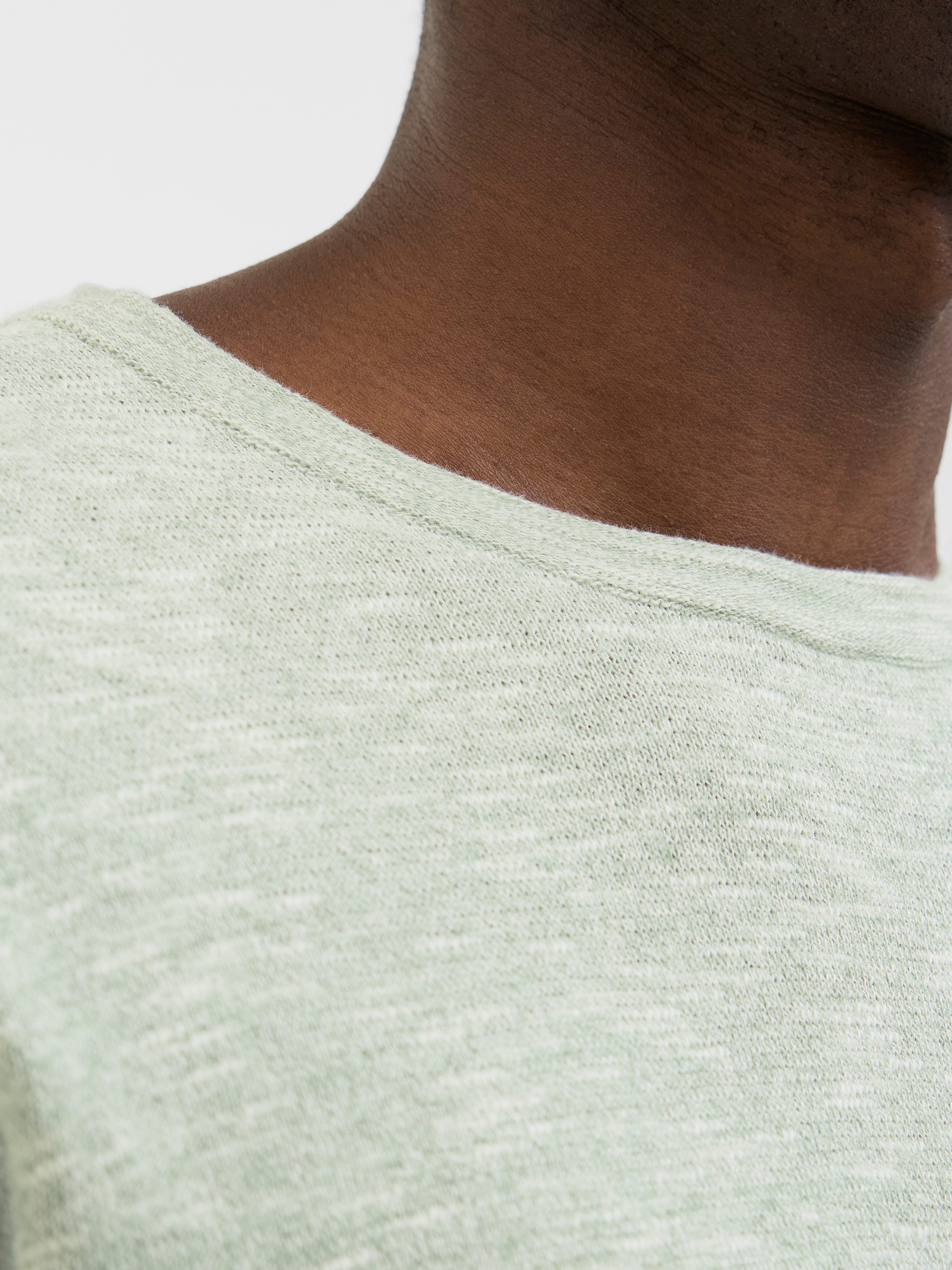 Jack & Jones Rundhalspullover JJESUMMER KNIT CREW NECK SN mit Rundhalsausschnitt