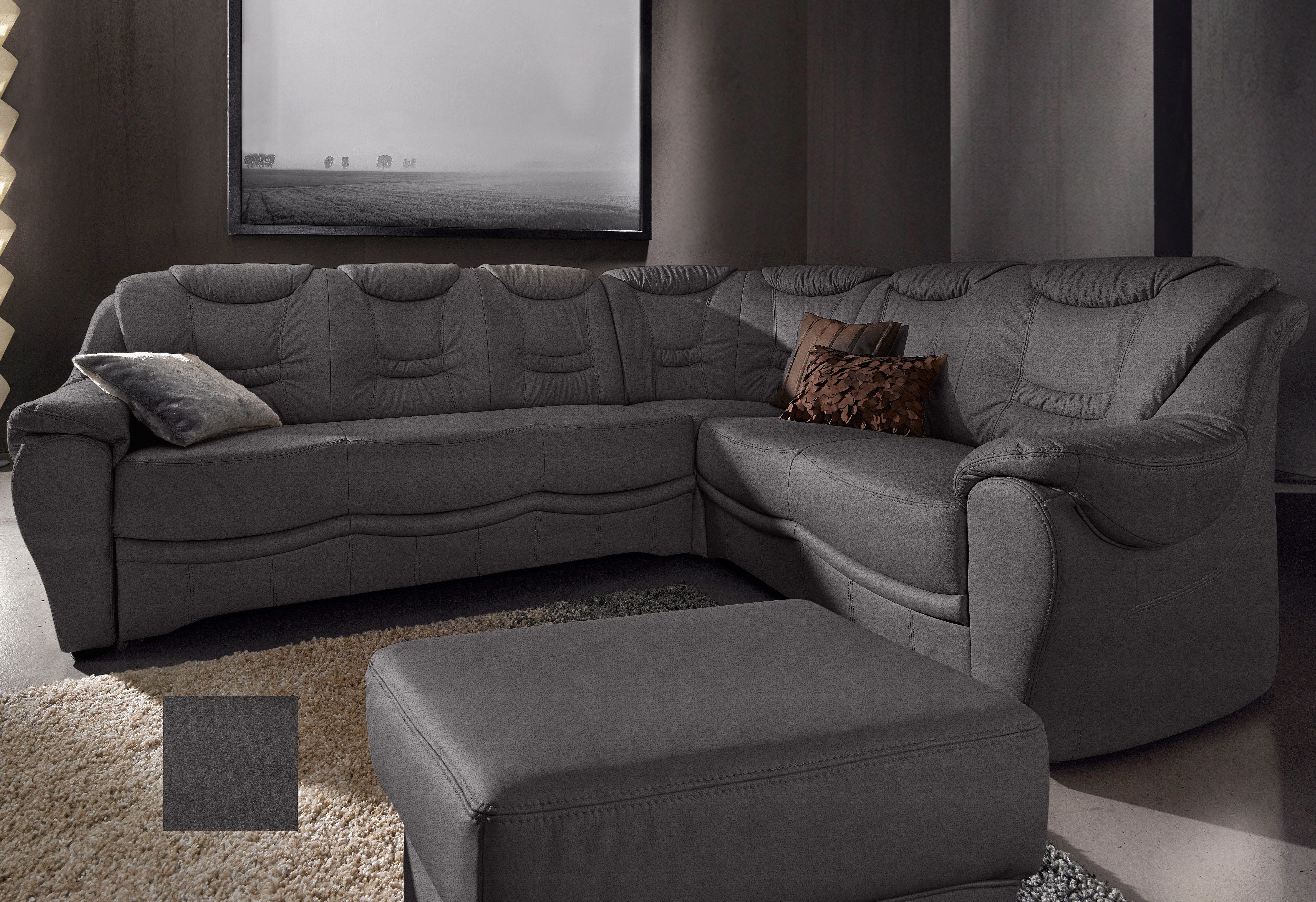 sit&more Ecksofa "Benson L-Form", wahlweise mit Bettfunktion günstig online kaufen
