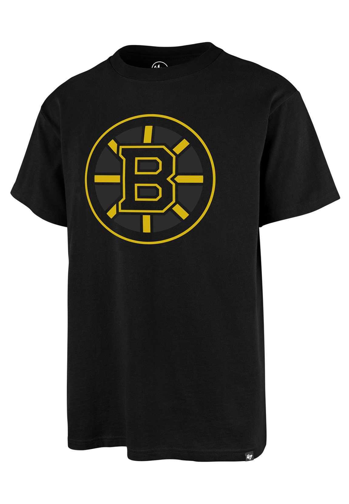 '47 Brand T-Shirt 47 Brand Herren T-Shirt Imprint Echo Tee BOSTON BRUINS 548675 Jet Black Schwarz