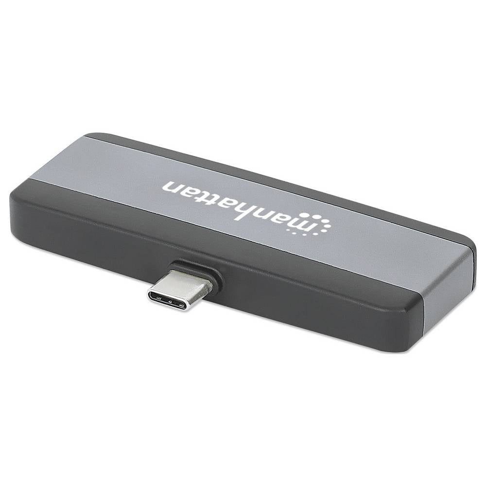 MANHATTAN Laptop-Dockingstation USB-C® Dockingstation USB-C 4-in-1 Dockingstation USB C-Stecker auf