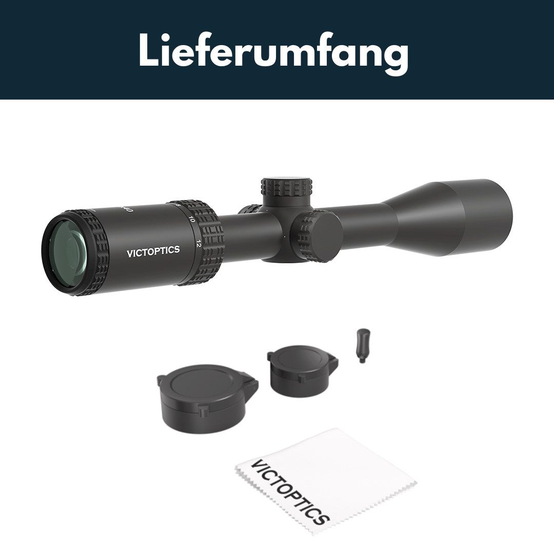 Vector Optics Victoptics VIOC-04 SOI 4-12x40 Zielfernrohr (Ideal für Jagd, Sport und Airsoft)