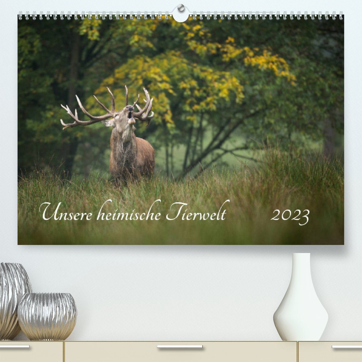 CALVENDO Wandkalender Unsere heimische Tierwelt (Premium, hochwertiger DIN A2 Wandkalender 2023, Kunstdruck in Hochglanz)