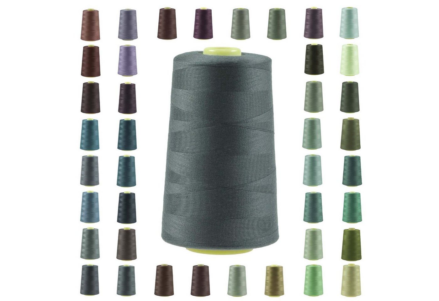 Thumbnail - maDDma 4572m Qualitäts Overlock-Garn Overlock-Nähgarn Polyestergarn Overlockgarn, 4572 m, A751 dunkles beigerot