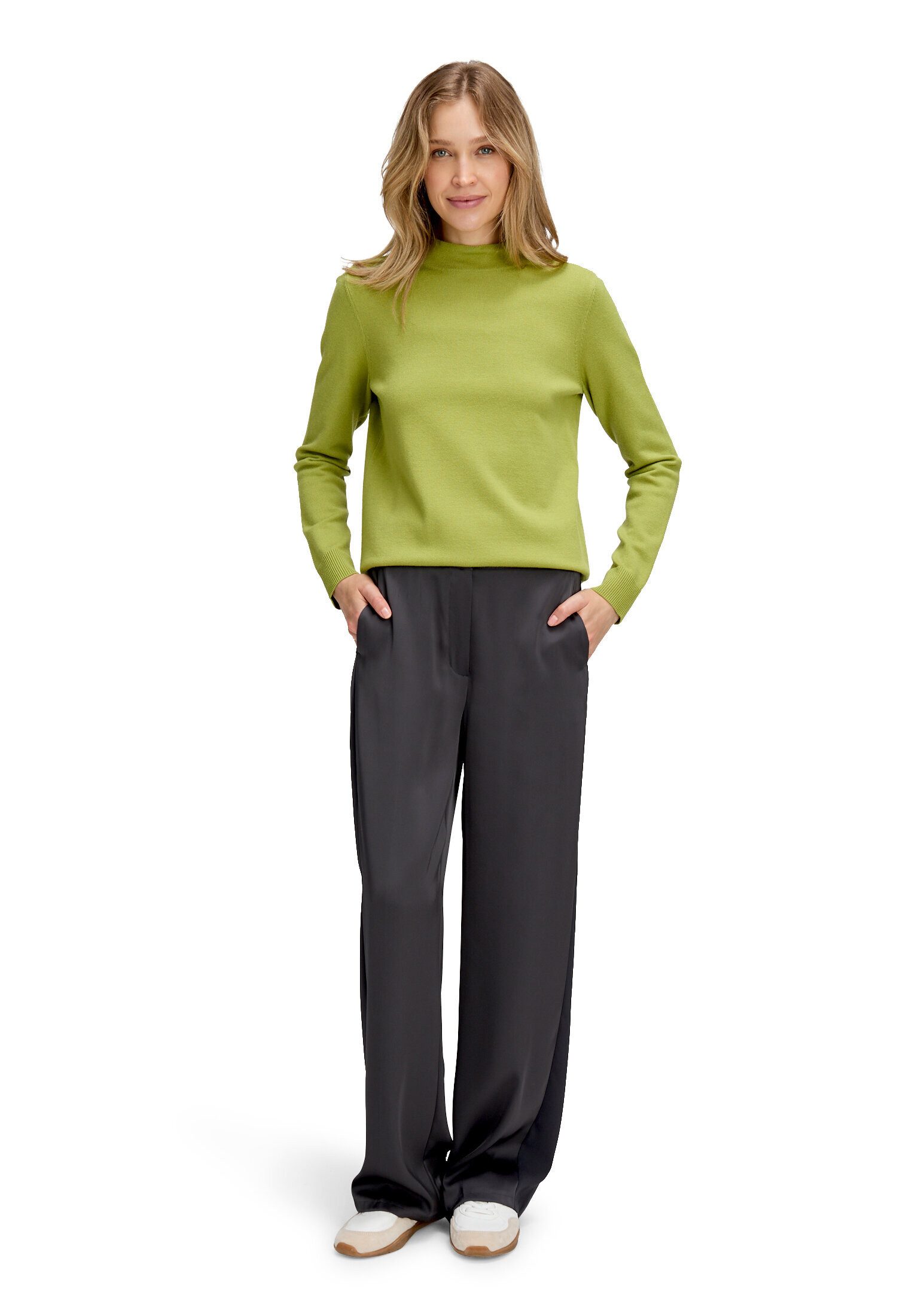 Betty Barclay Strickpullover Damen mit Stehkragen (1-tlg)