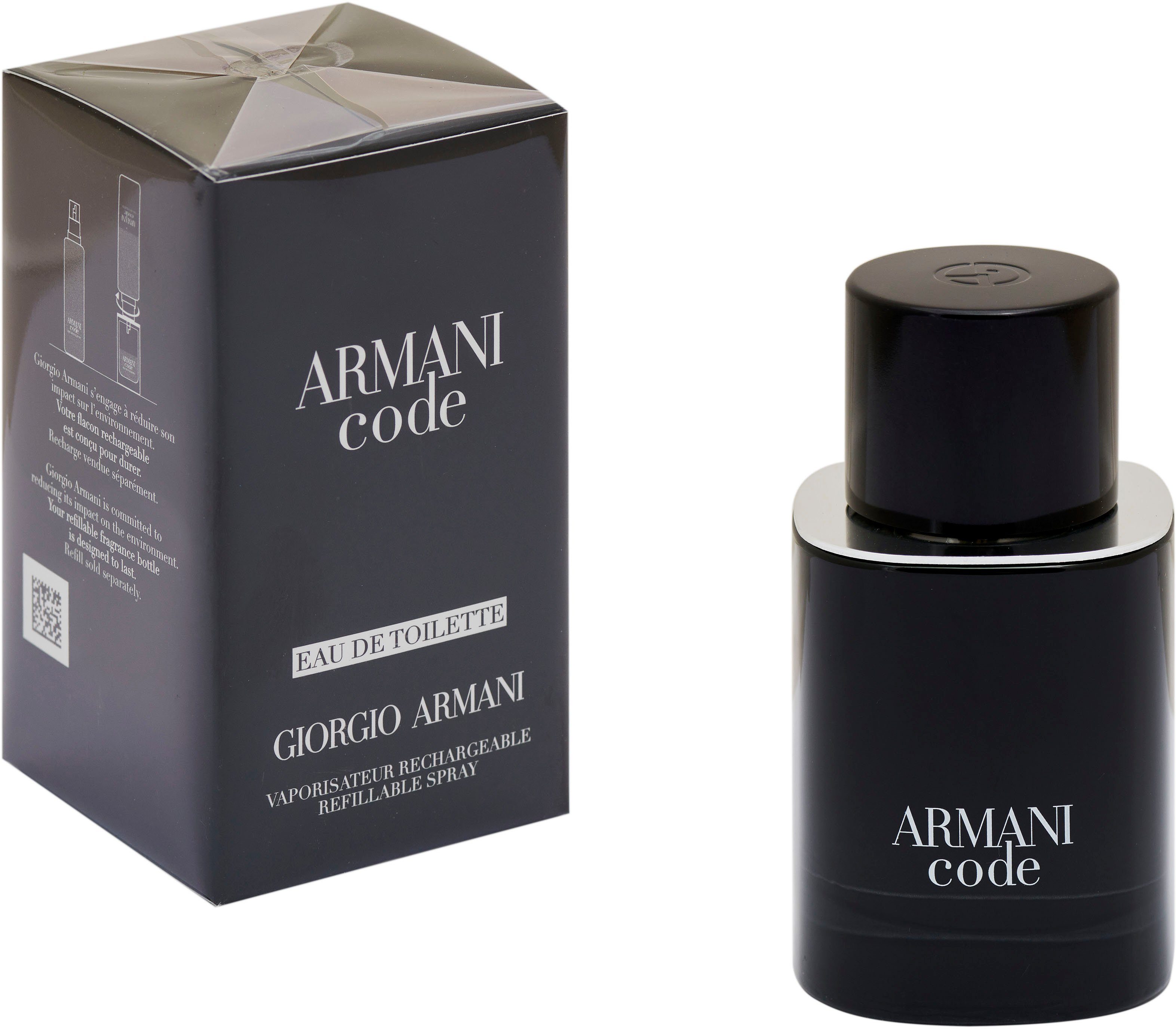 Giorgio Armani Eau de Toilette Code Homme, mit nachtblauer Flasche