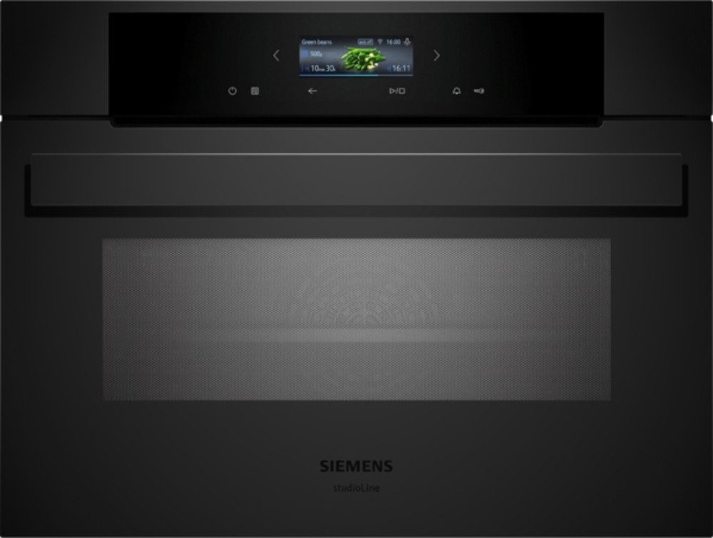 SIEMENS Backofen mit Mikrowelle iQ700 CM924G1M1 iQ700, Einbau-Kompaktbackofen mit Mikrowellenfunktion