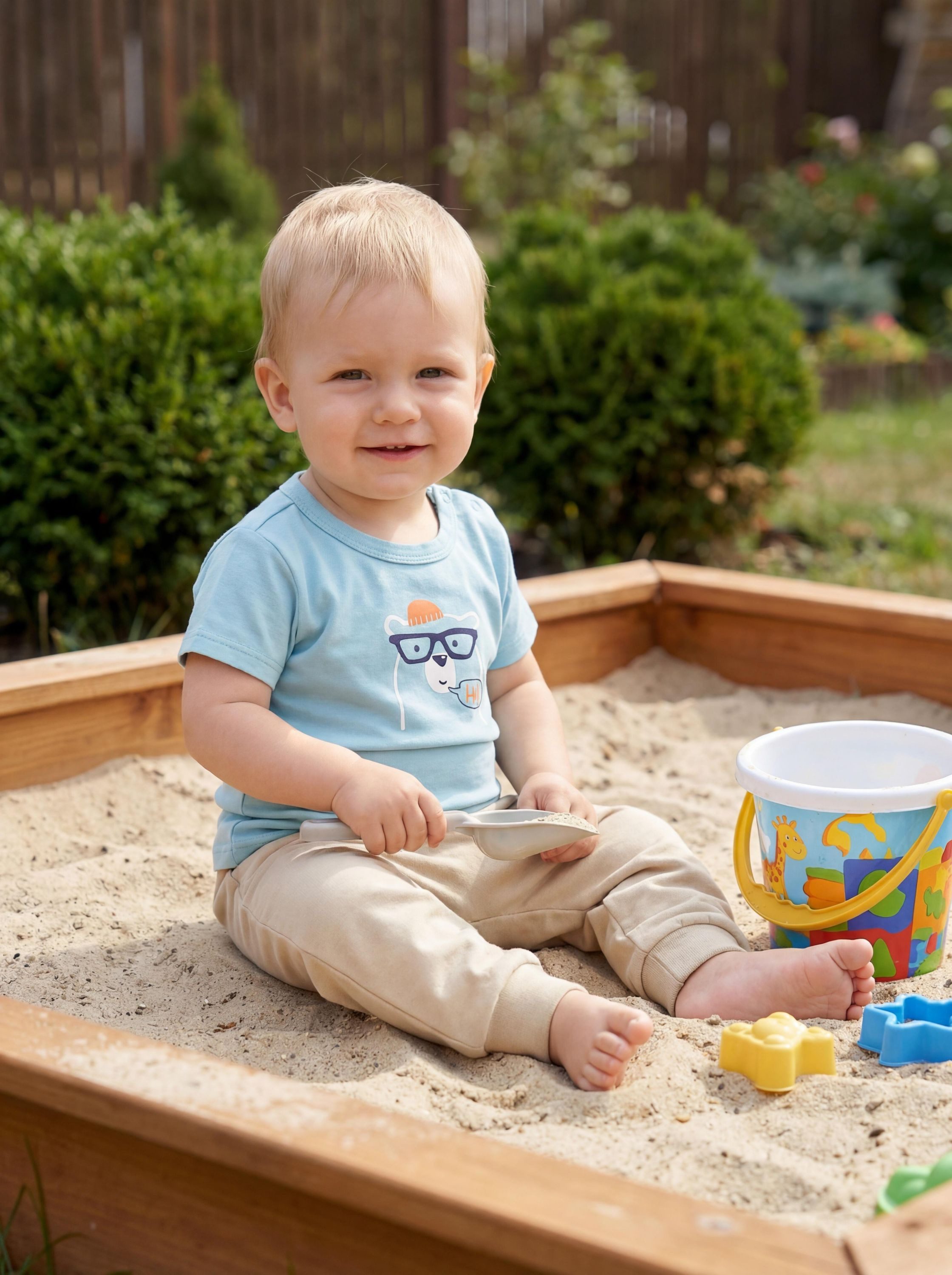 TupTam T-Shirt TupTam Baby Jungen Kurzarm T-Shirt 5er Set