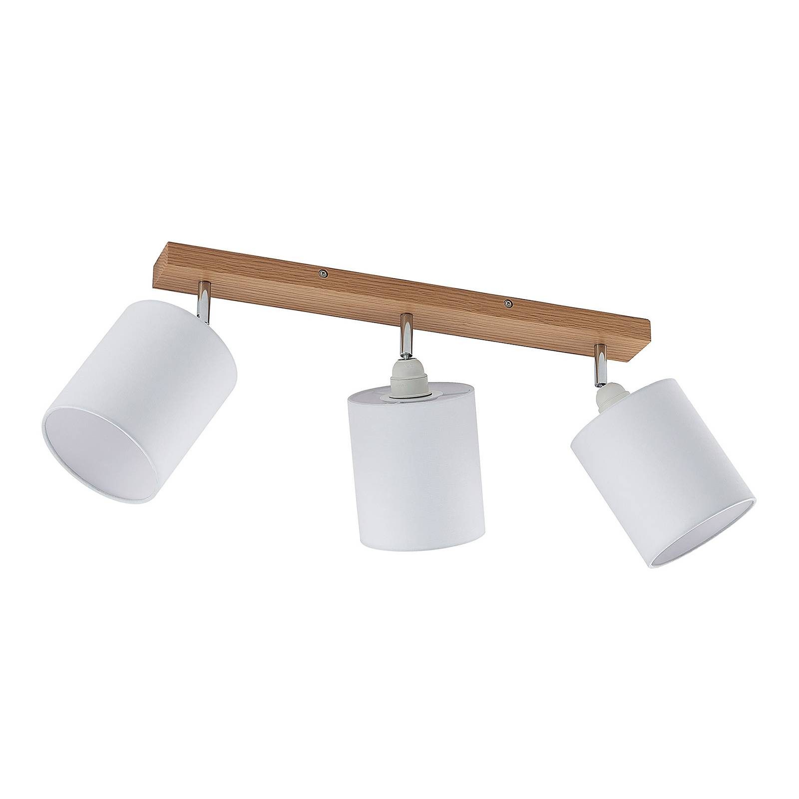 Lindby Deckenstrahler Imarin, Holz IP20, 3 x 15 W LED günstig online kaufen