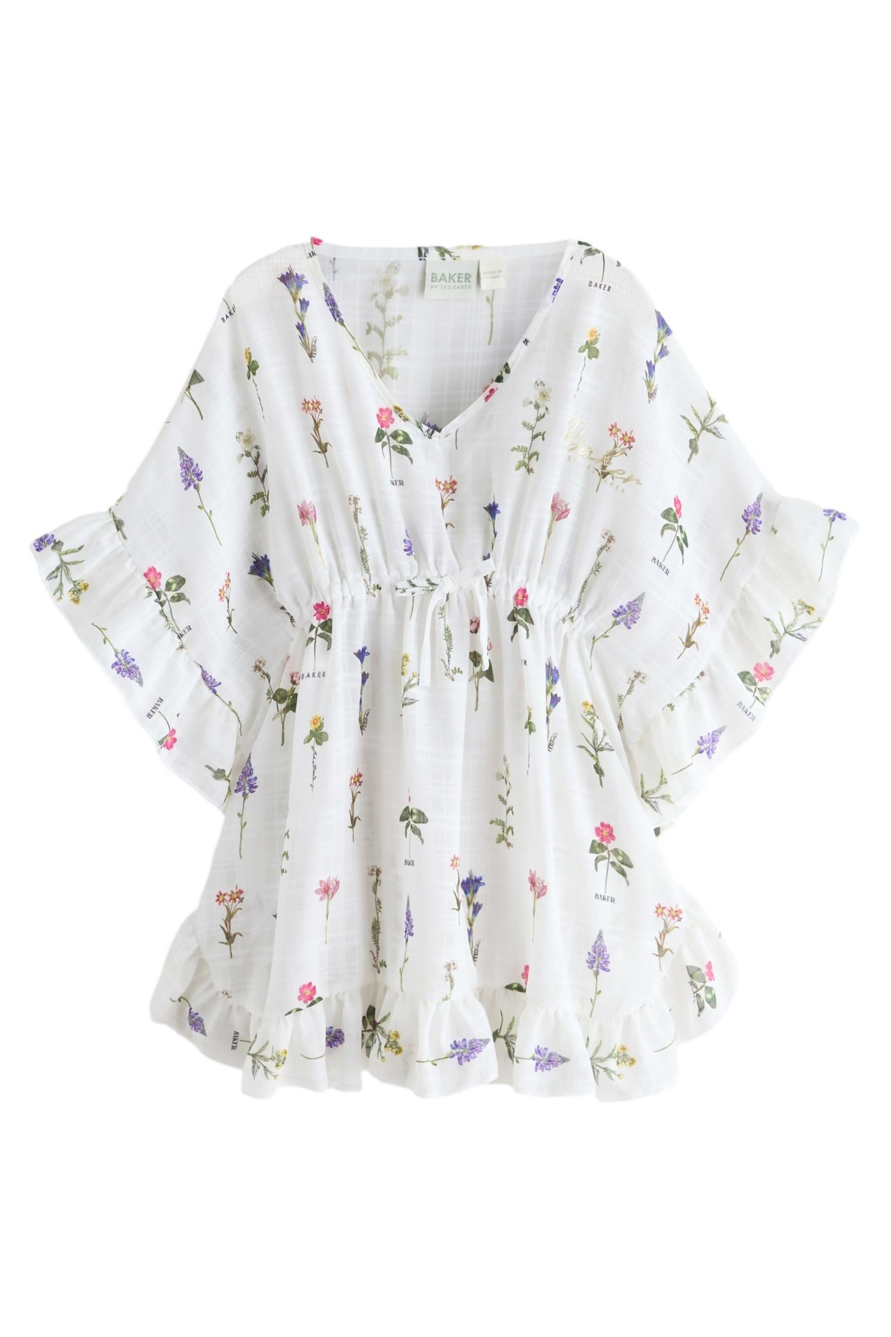 Baker by Ted Baker Kaftan Baker By Ted Baker Kaftan mit Blumen-Print (1-tlg)