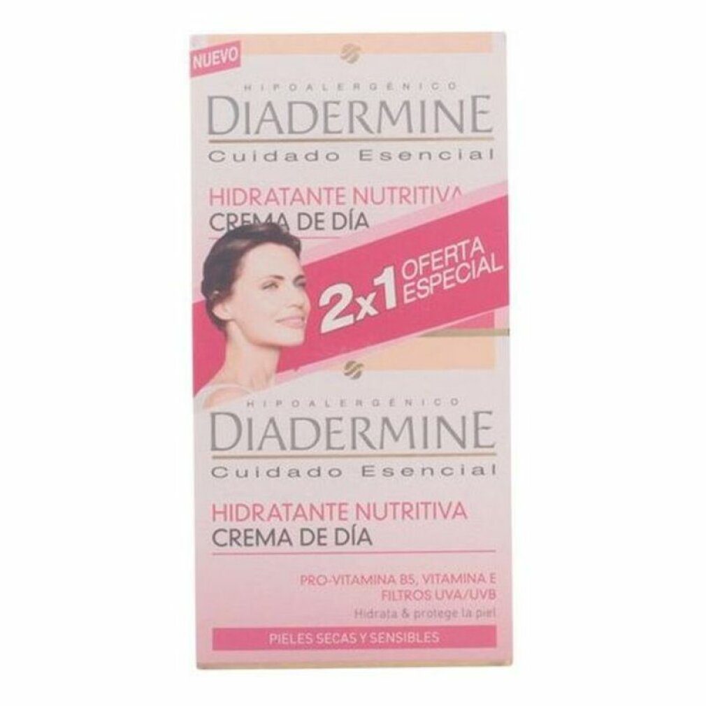 Diadermine Tagescreme Nourishing Moisturizing Day Cream Set 2 Artikel