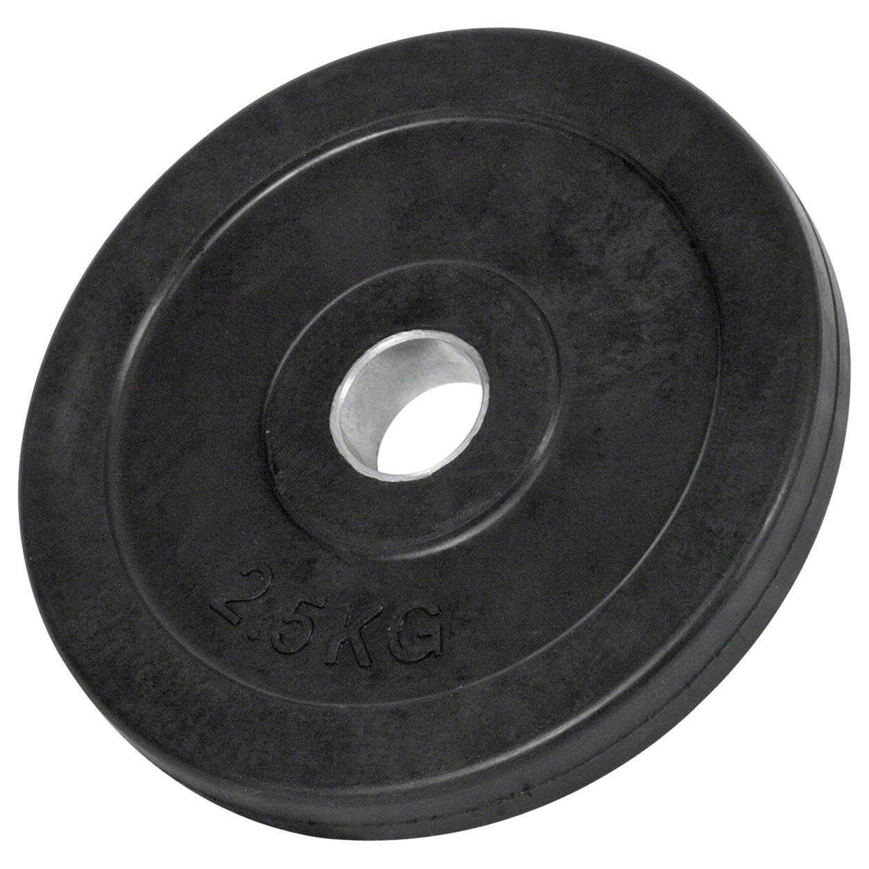 Sport-Tec Hantelscheibe Hantelscheibe mit Gummiüberzug, Bohrung ø 3 cm, 2
