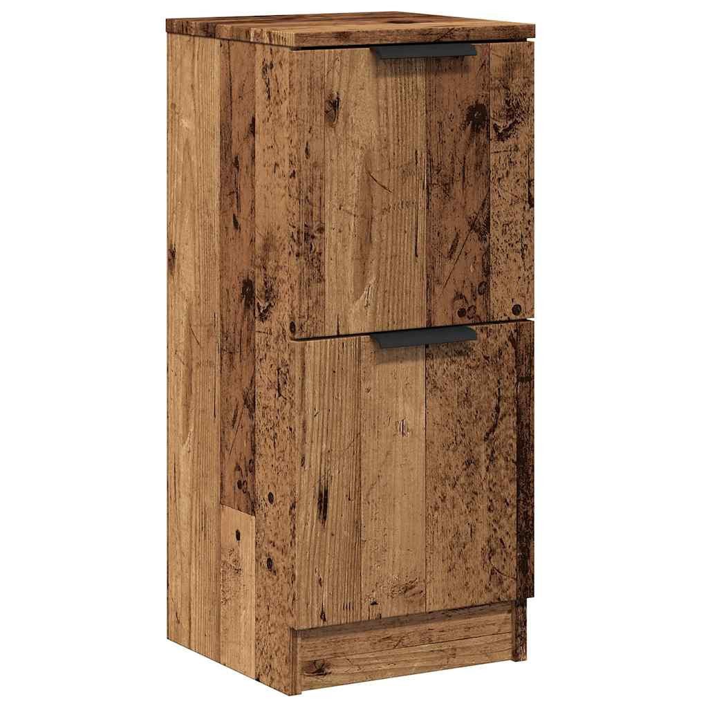 vidaXL Sideboard Sideboard Altholz-Optik 30x30x70 cm Holzwerkstoff (1 St)