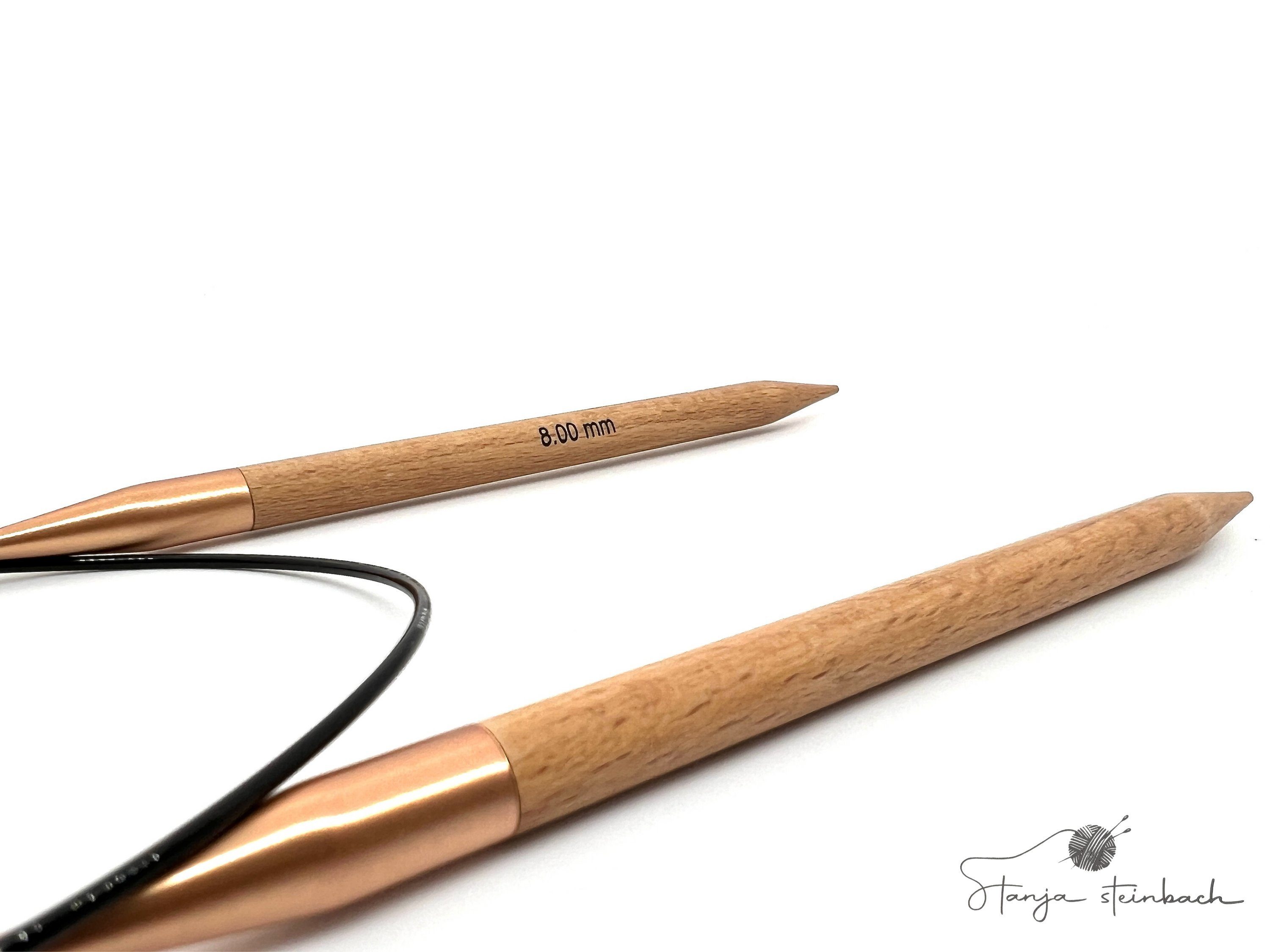 LANA GROSSA Stecknadeln Knit Pro Rundstricknadel BUCHE Tanja Steinbach Edition, Stricknadel verschiedene Längen/Größen