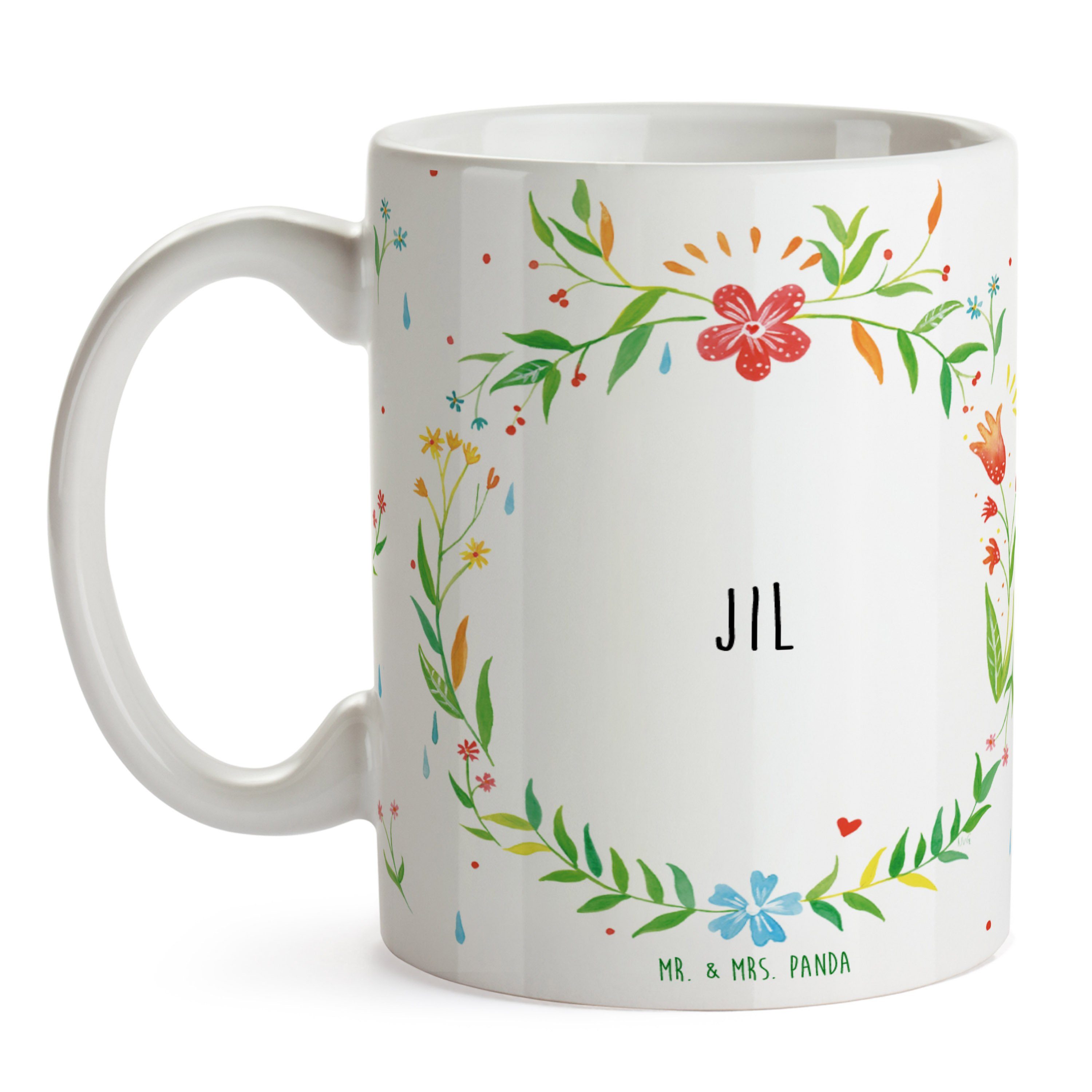 Becher, Geschenk Mrs. Keramik Geschenk, Bü, Tasse & Tasse, Porzellantasse, Teebecher, Mr. Jil Panda -