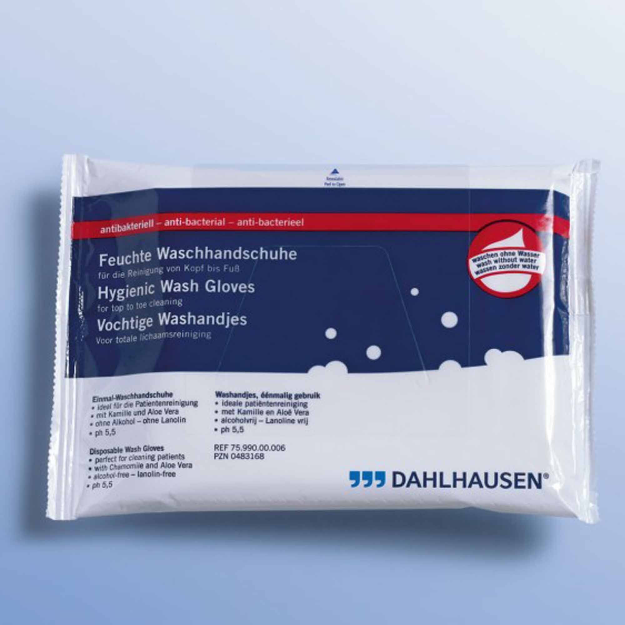 P.J.Dahlhausen & Co.GmbH Einmal-Waschhandschuh Einmal-Waschhandschuhe Dahlhausen 8Stk