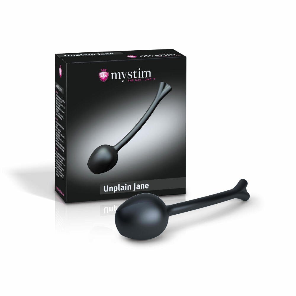 mystim Liebeskugeln Unplain Jane mit optionaler Ball, E-Stim-Funktion Geisha