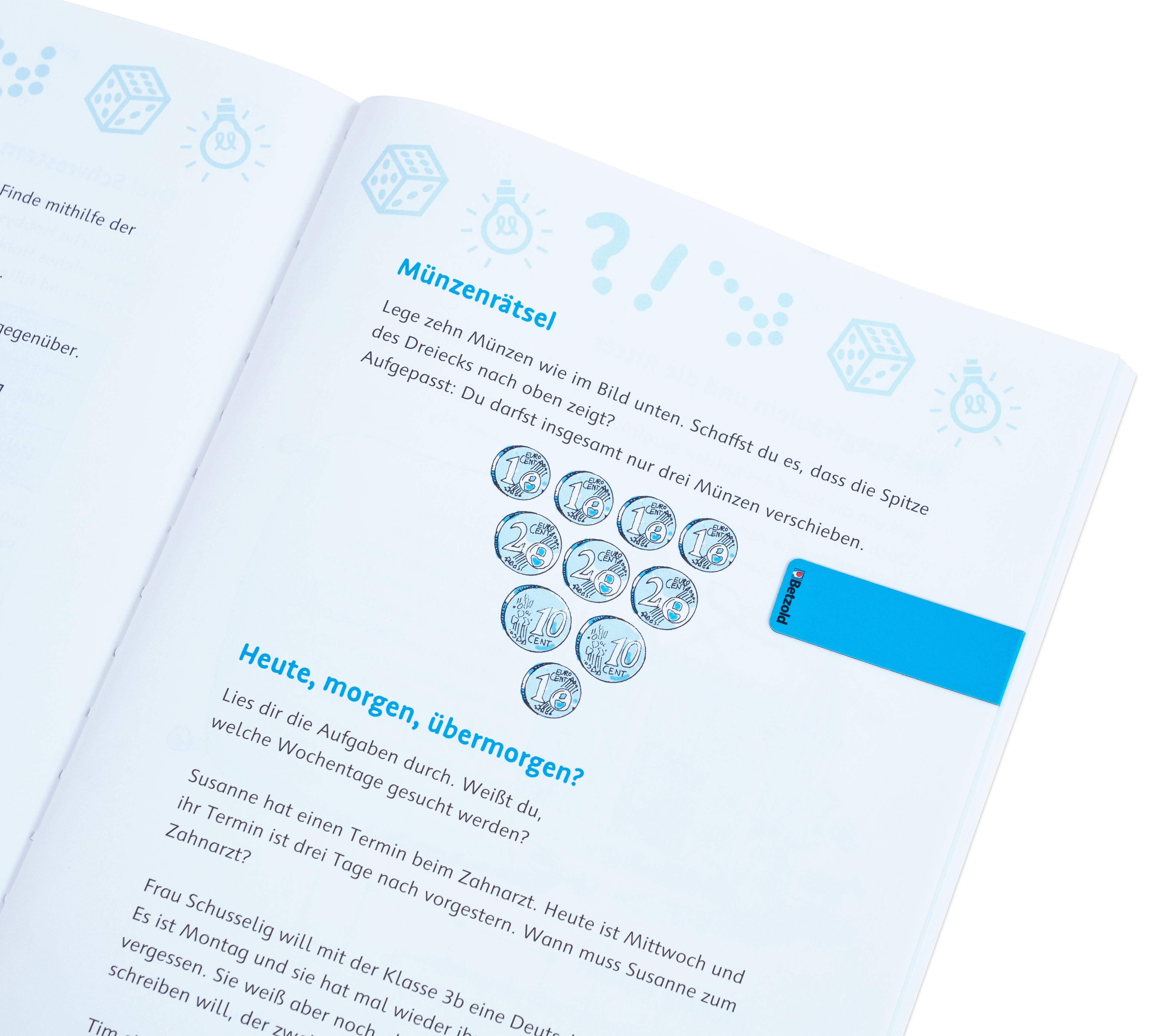 Betzold Lesezeichen magnetische Lesezeichen, 5 Stück