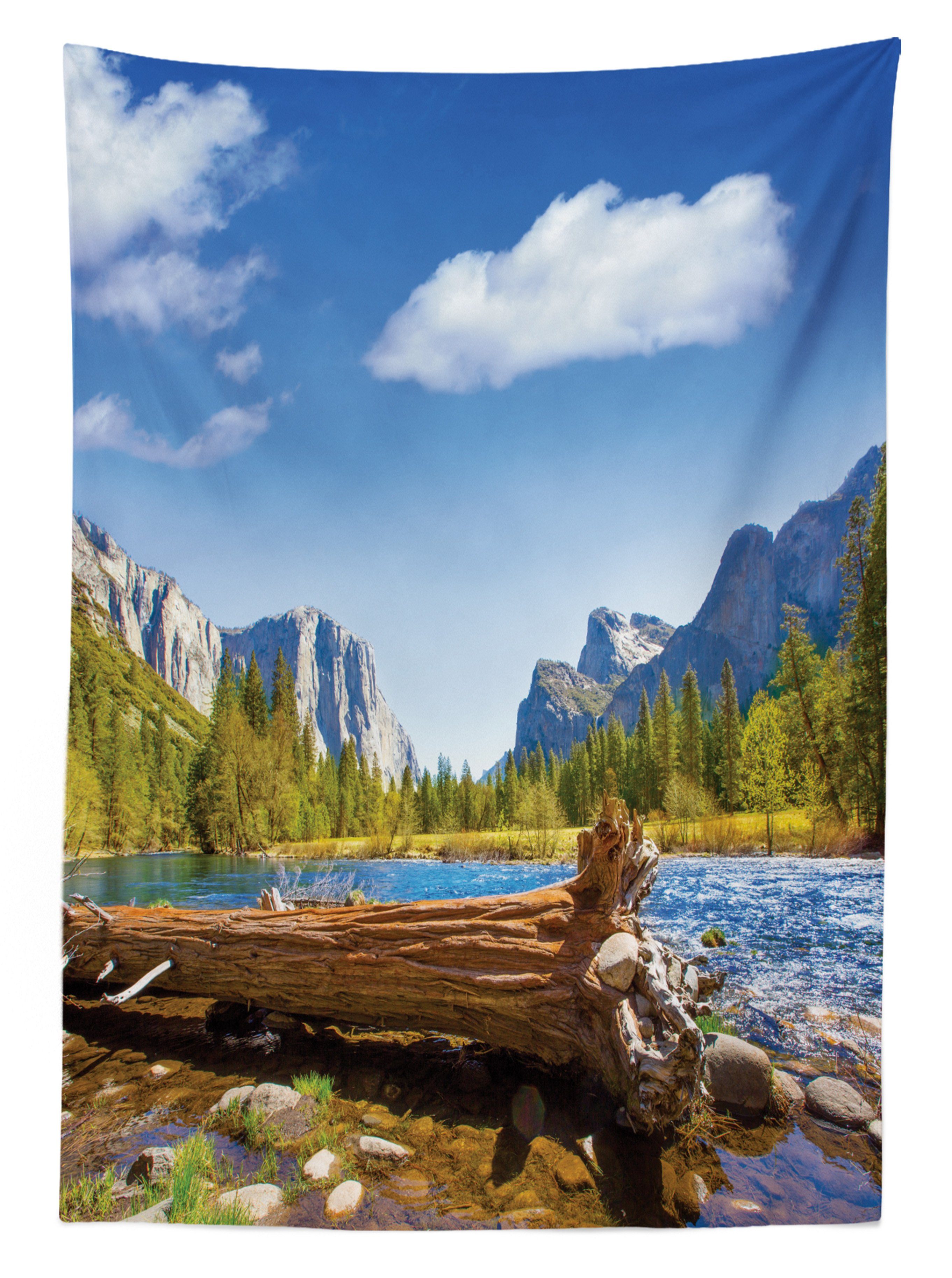 Abakuhaus Tischdecke Farbfest Waschbar Für Klare geeignet Kalifornien Yosemite Bereich den Farben, amerikanisch Außen