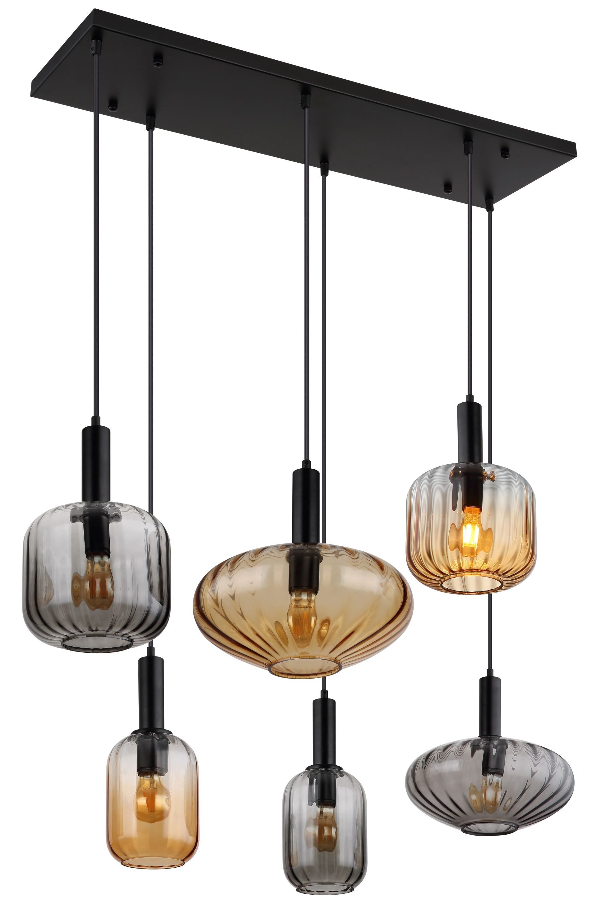 GLOBO LIGHTING Pendelleuchte VALLETTA, ohne Leuchtmittel, Hängelampe, Hänge günstig online kaufen