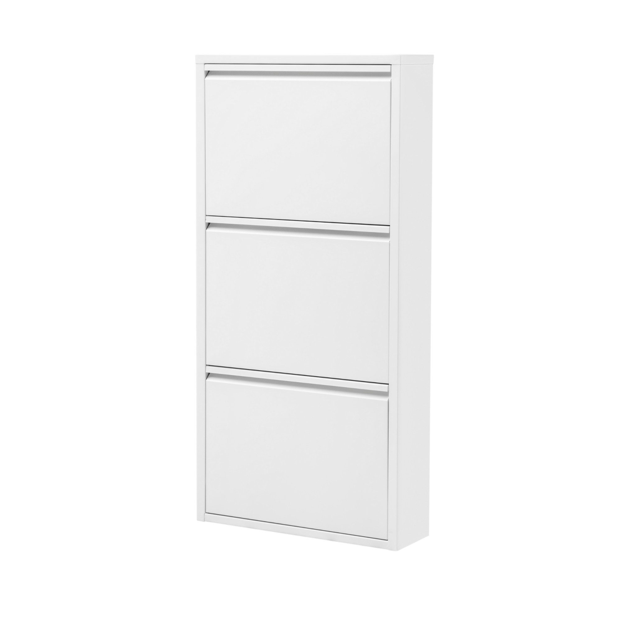 gowoll Schuhregal Schmal Schuhschrank Metall Schuhkipper mit Magnet Klappen günstig online kaufen