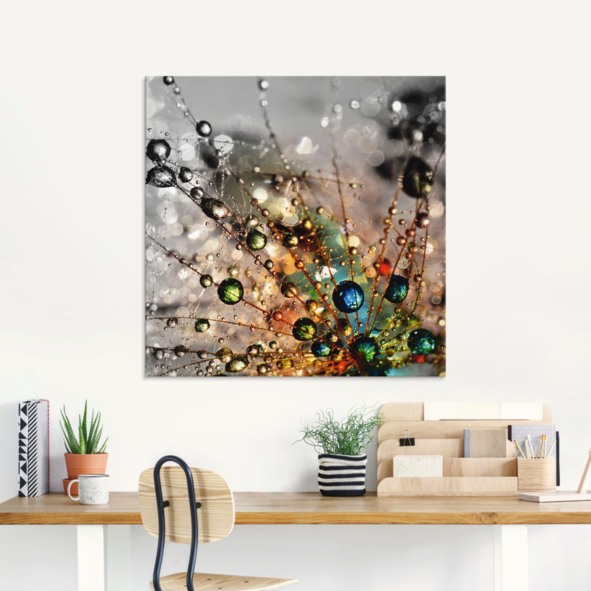 Artland Glasbild Farbenfrohe Natur, Blumen (1 St), in verschiedenen Größen günstig online kaufen