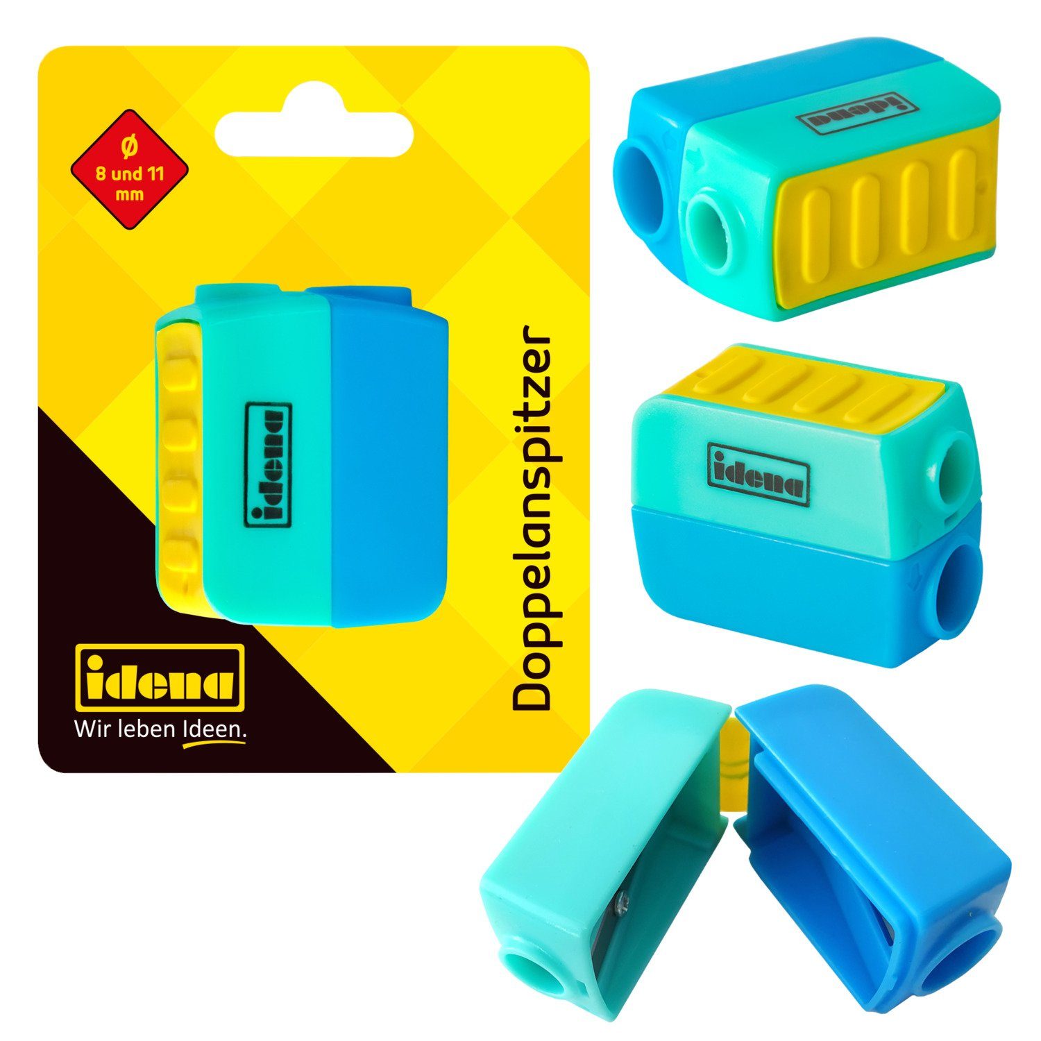 Idena Точилки Idena Doppelspitzdose Kompaktgröße