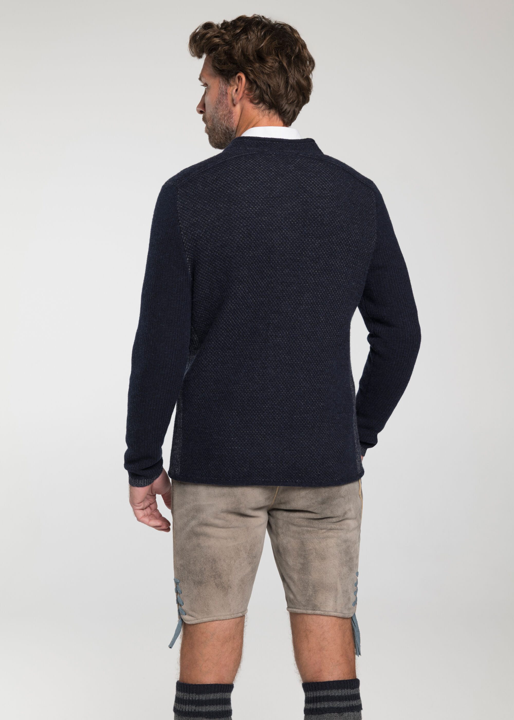 Spieth & Wensky Trachtenstrickjacke Gasteig (1-tlg) mit Stehkragen